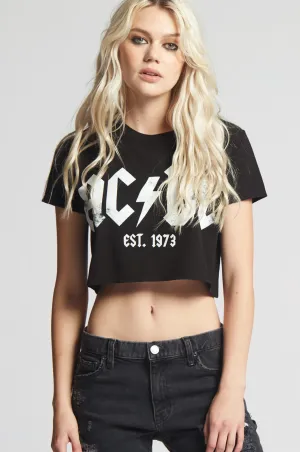 AC/DC 1973Crop Tee