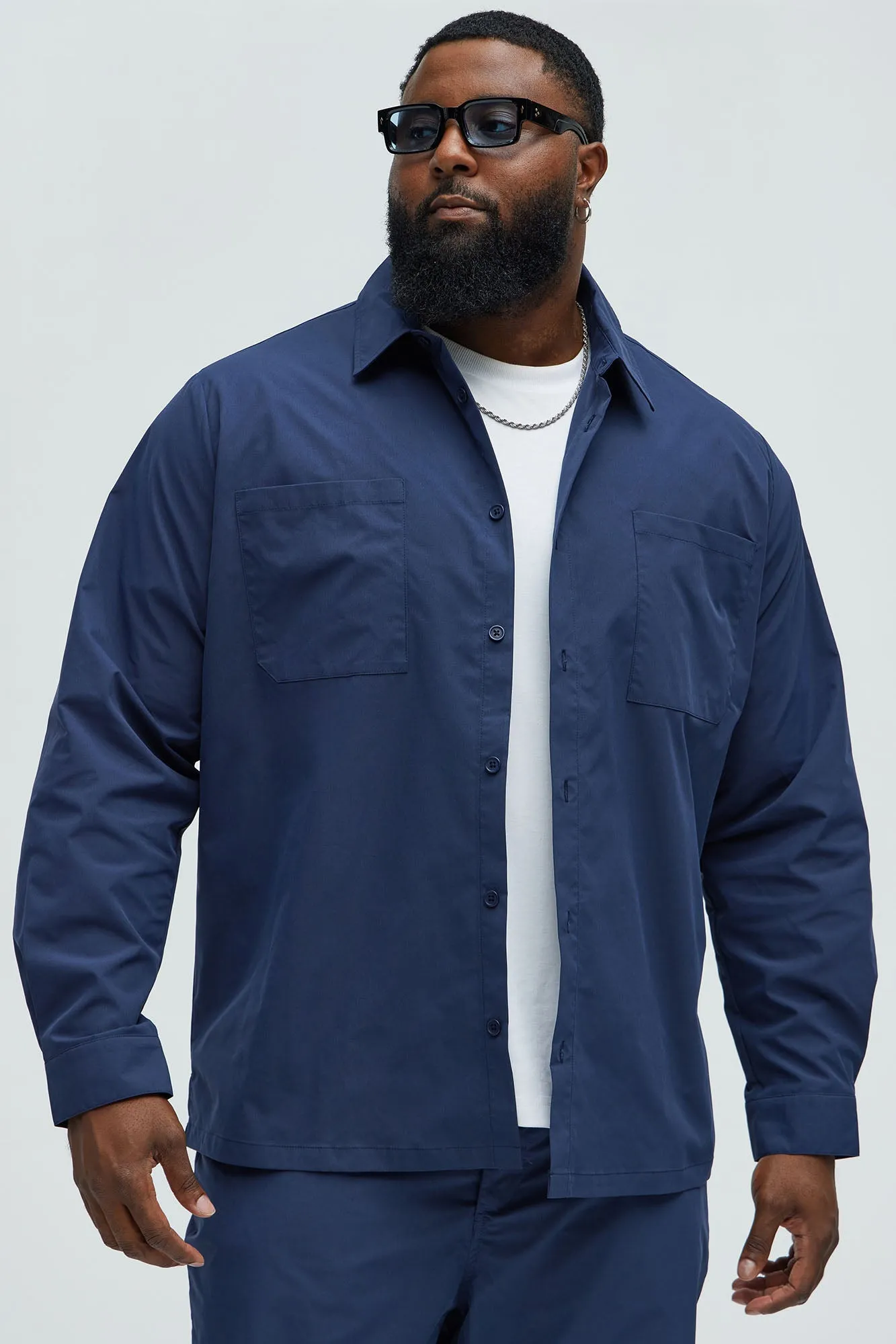 Ansel Tech Shirt - Navy