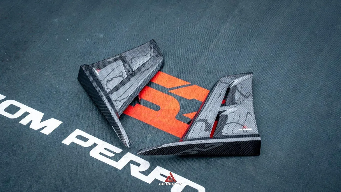 ArmorExtend AE Side Skirts & Canards for Tesla Model 3 Highland / P 2024-ON Carbon Fiber