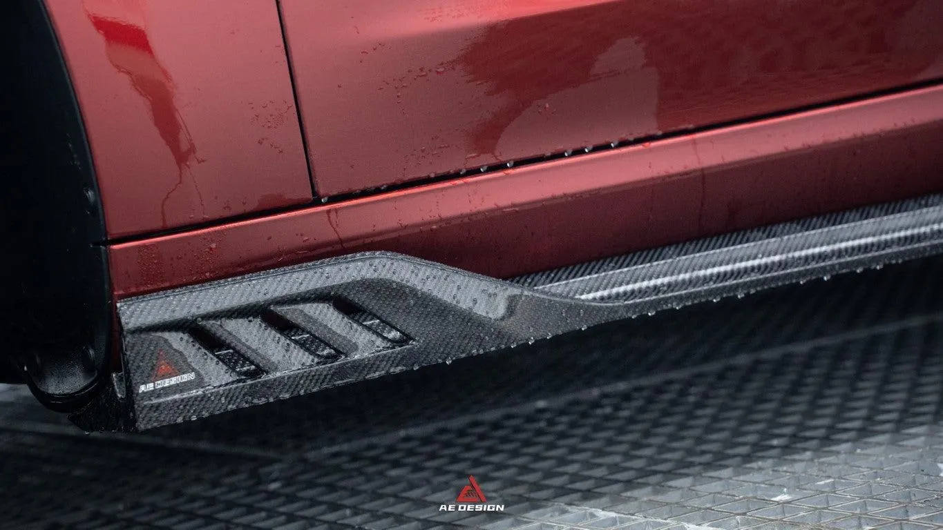ArmorExtend AE Side Skirts & Canards for Tesla Model 3 Highland / P 2024-ON Carbon Fiber