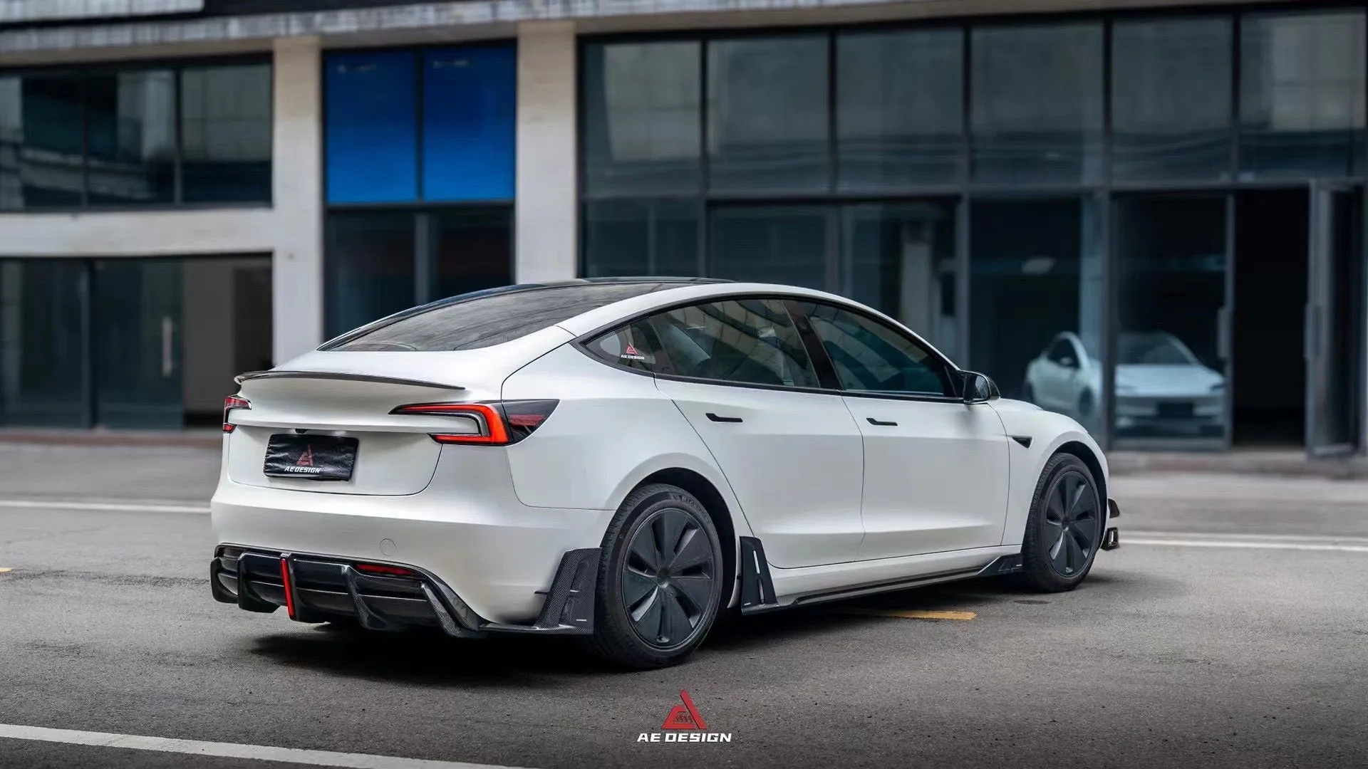 ArmorExtend AE Side Skirts & Canards for Tesla Model 3 Highland / P 2024-ON Carbon Fiber
