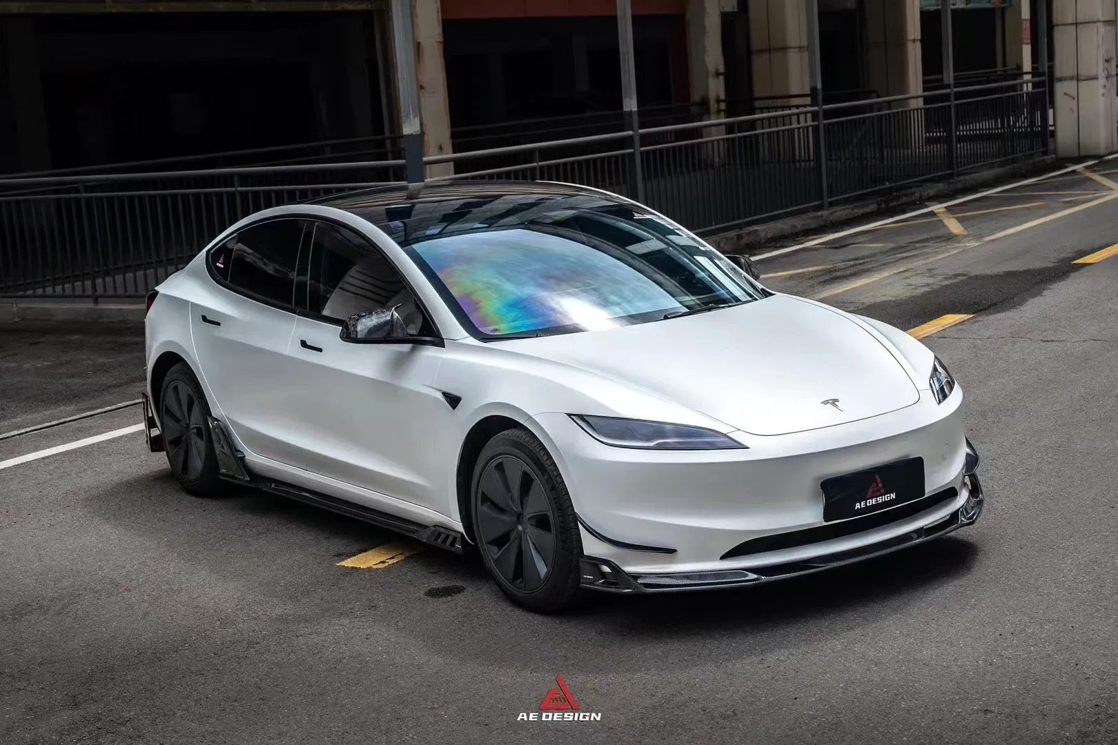 ArmorExtend AE Side Skirts & Canards for Tesla Model 3 Highland / P 2024-ON Carbon Fiber