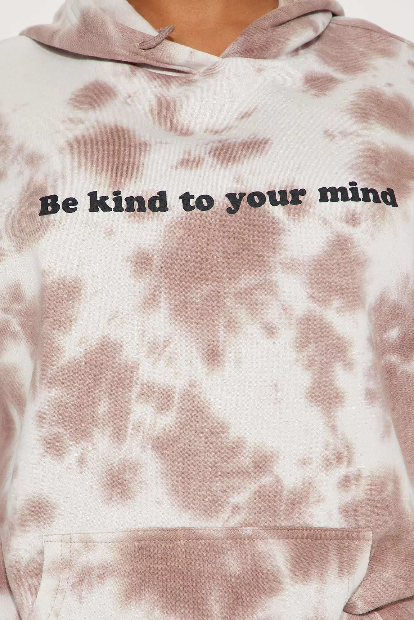 Be Kind Tie Dye Jogger Set - Mocha/combo