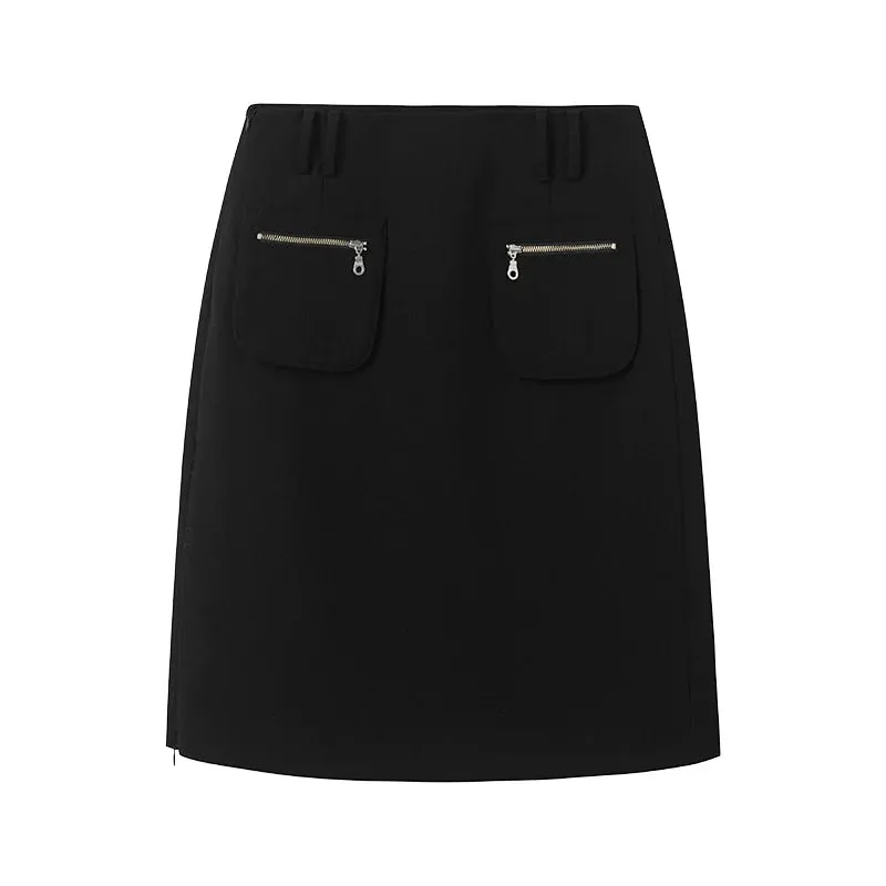 Black Knee-Length Skirt
