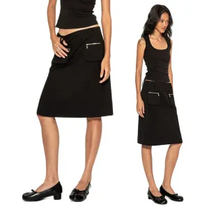 Black Knee-Length Skirt