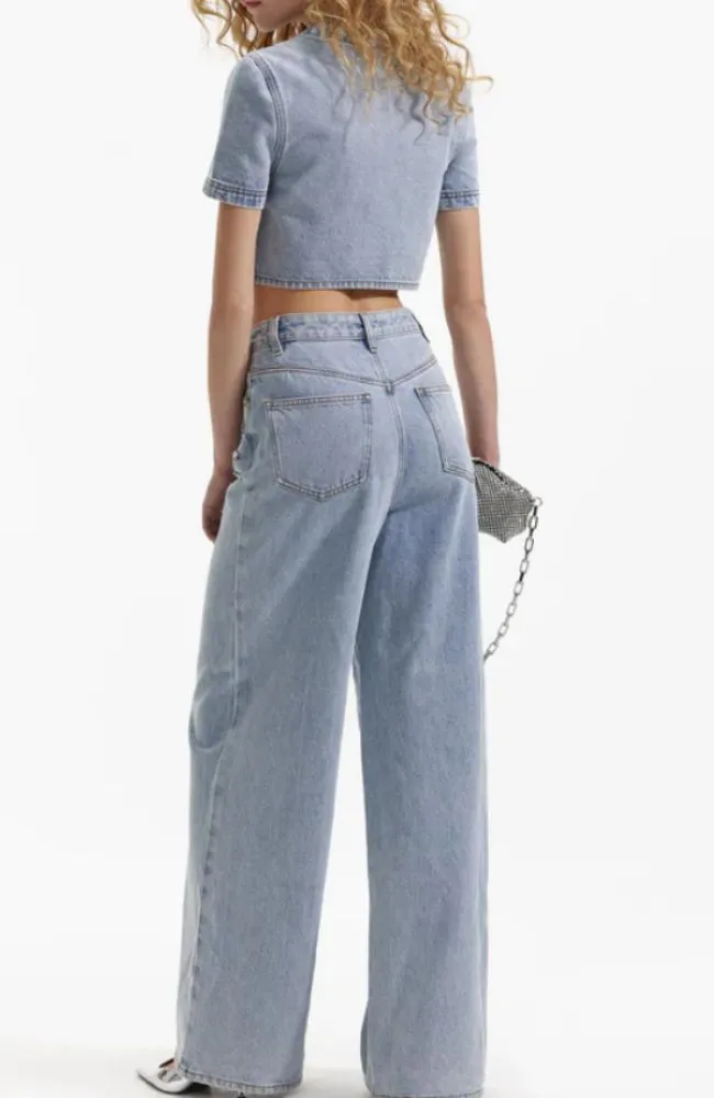 Blue Embellished Jeans