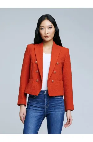 Brooke Dbl Brst Blazer Clay Lasso Chain