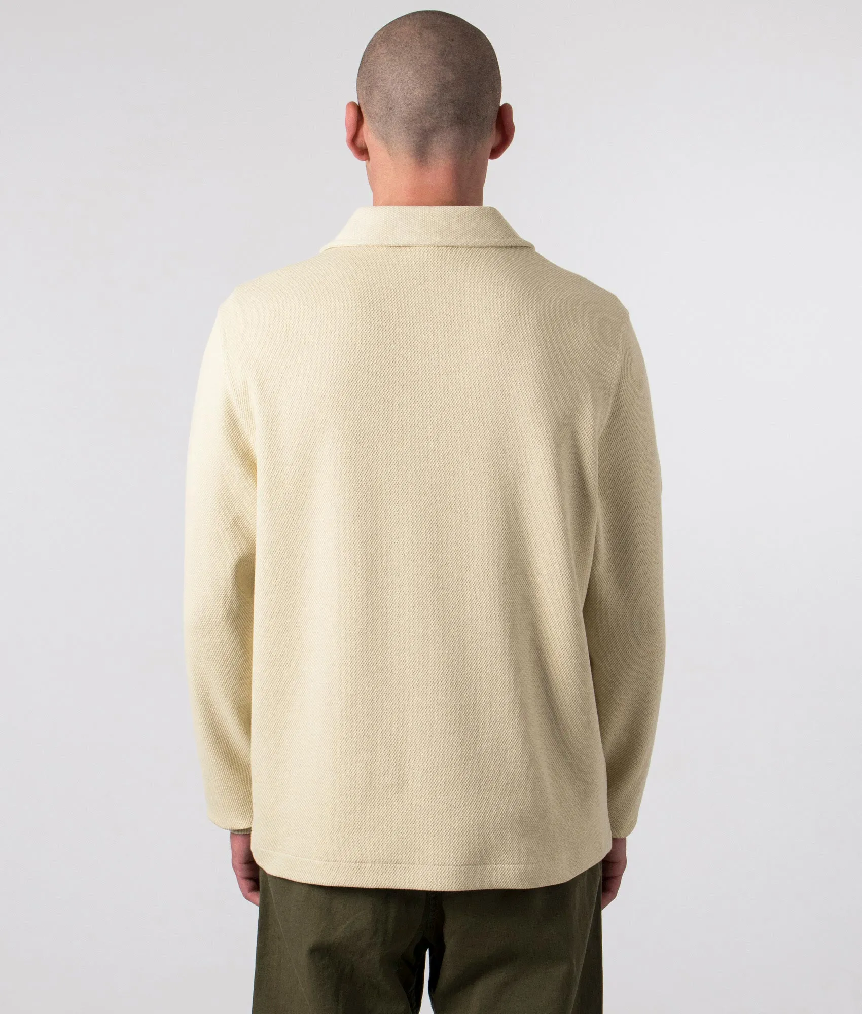 Button Through Polo Style Overshirt