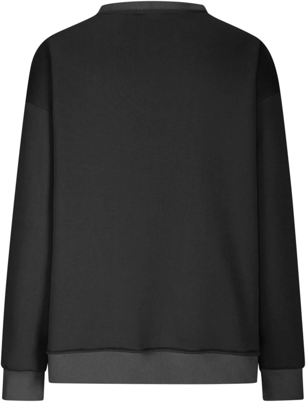 Ceboyel Women No Hood Sweatshirts Trendy Crewneck Pullover Oversized Sweatshirt Long Sleeve Tops Casual Outfits Clothes
