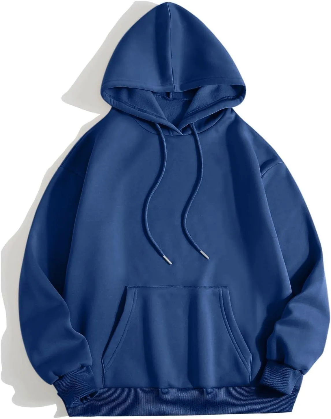 Christian Women's Oversized Blue Hoodie, Size Large