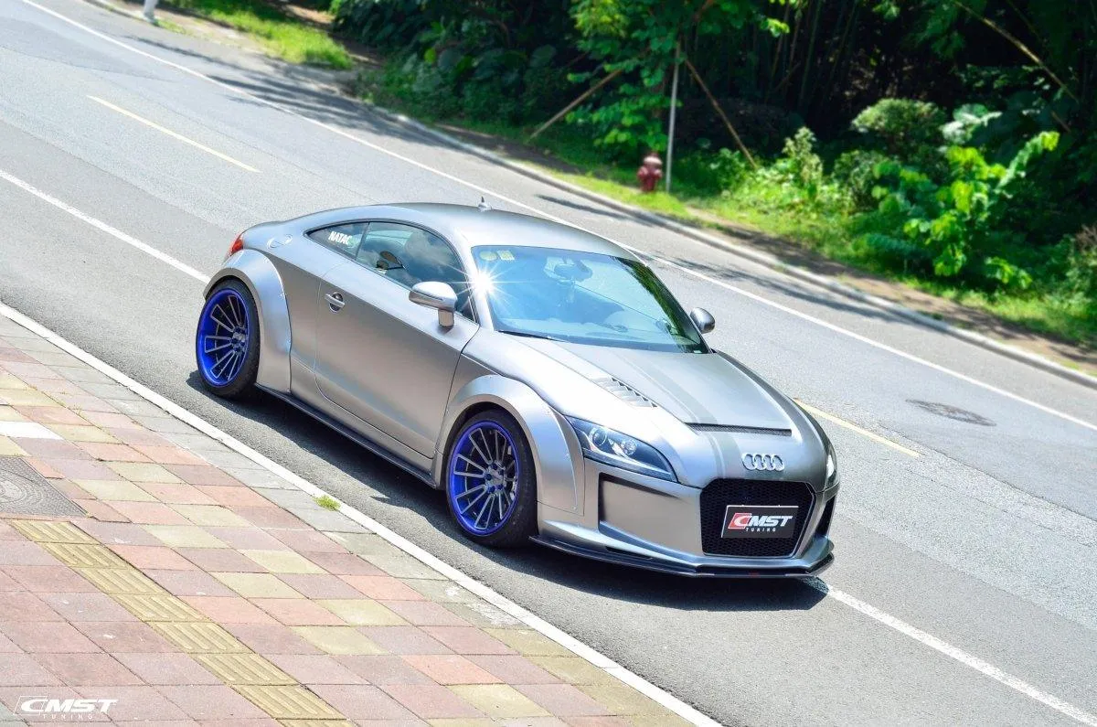CMST Tuning Side Skirts For Audi TT TTS MK2 8J 2011-2015 Carbon Fiber