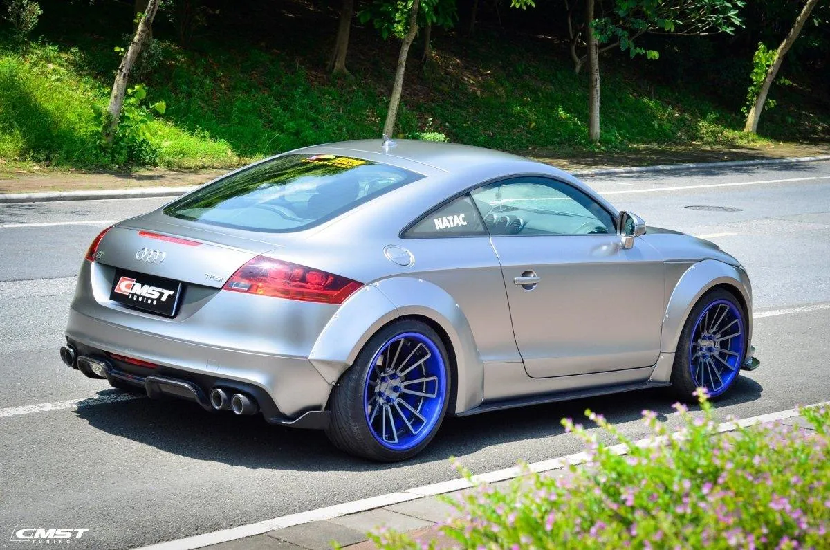 CMST Tuning Side Skirts For Audi TT TTS MK2 8J 2011-2015 Carbon Fiber