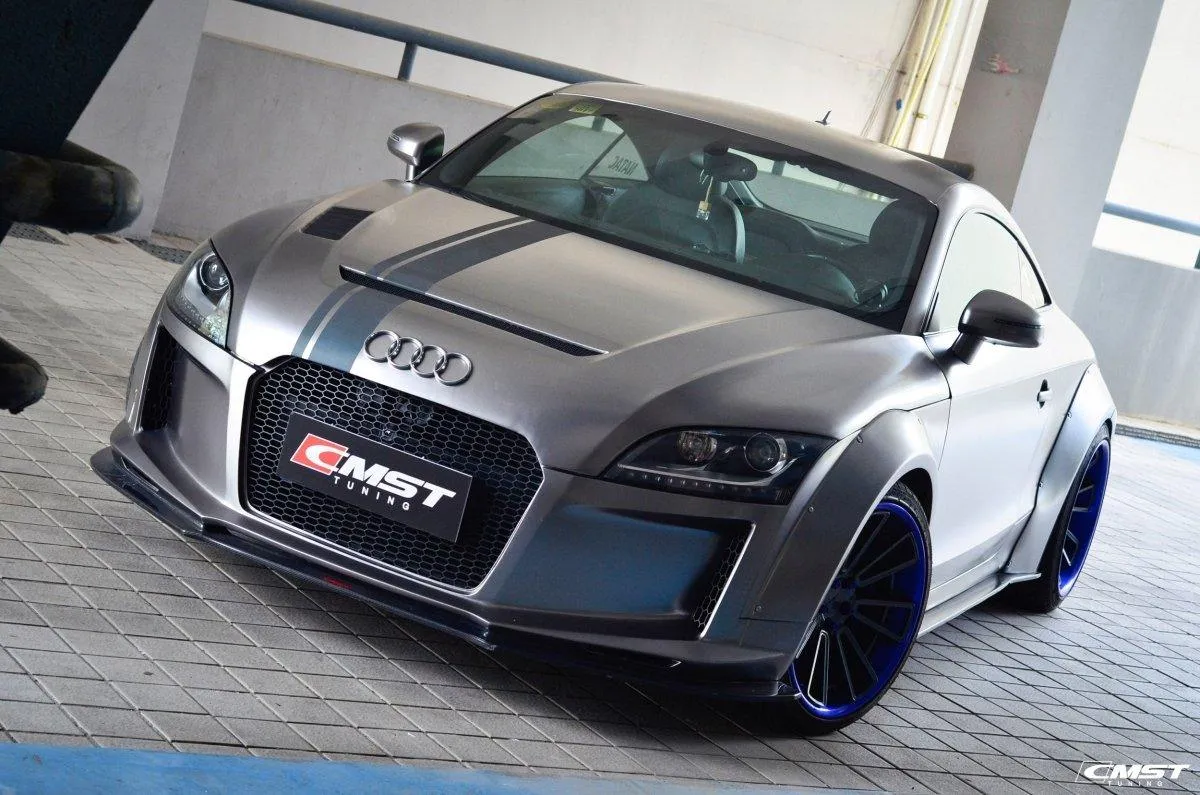 CMST Tuning Side Skirts For Audi TT TTS MK2 8J 2011-2015 Carbon Fiber