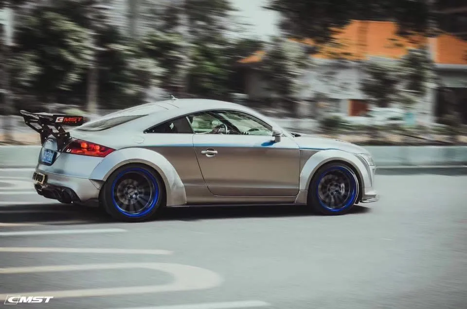 CMST Tuning Side Skirts For Audi TT TTS MK2 8J 2011-2015 Carbon Fiber