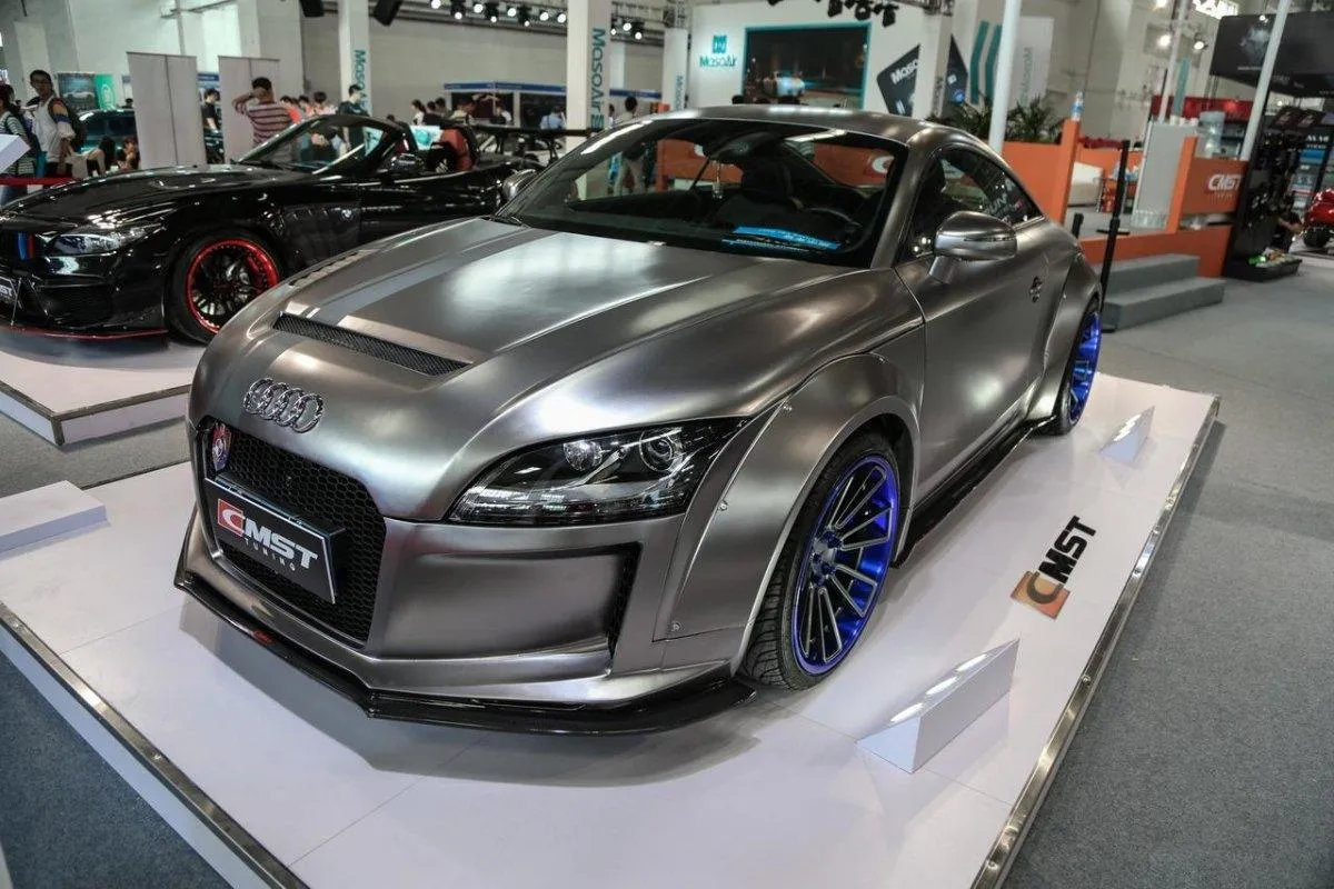CMST Tuning Side Skirts For Audi TT TTS MK2 8J 2011-2015 Carbon Fiber