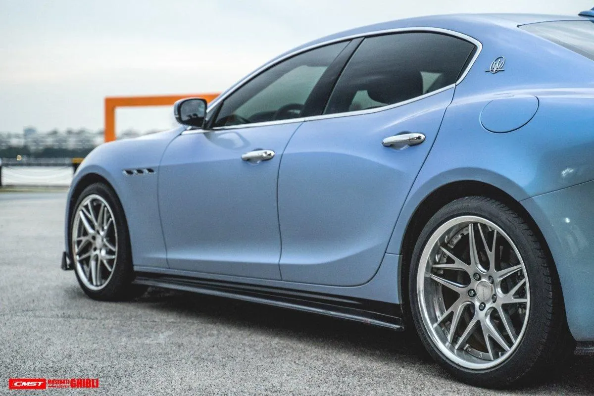CMST Tuning Side Skirts for Maserati Ghibli 2018-ON Carbon Fiber/FRP