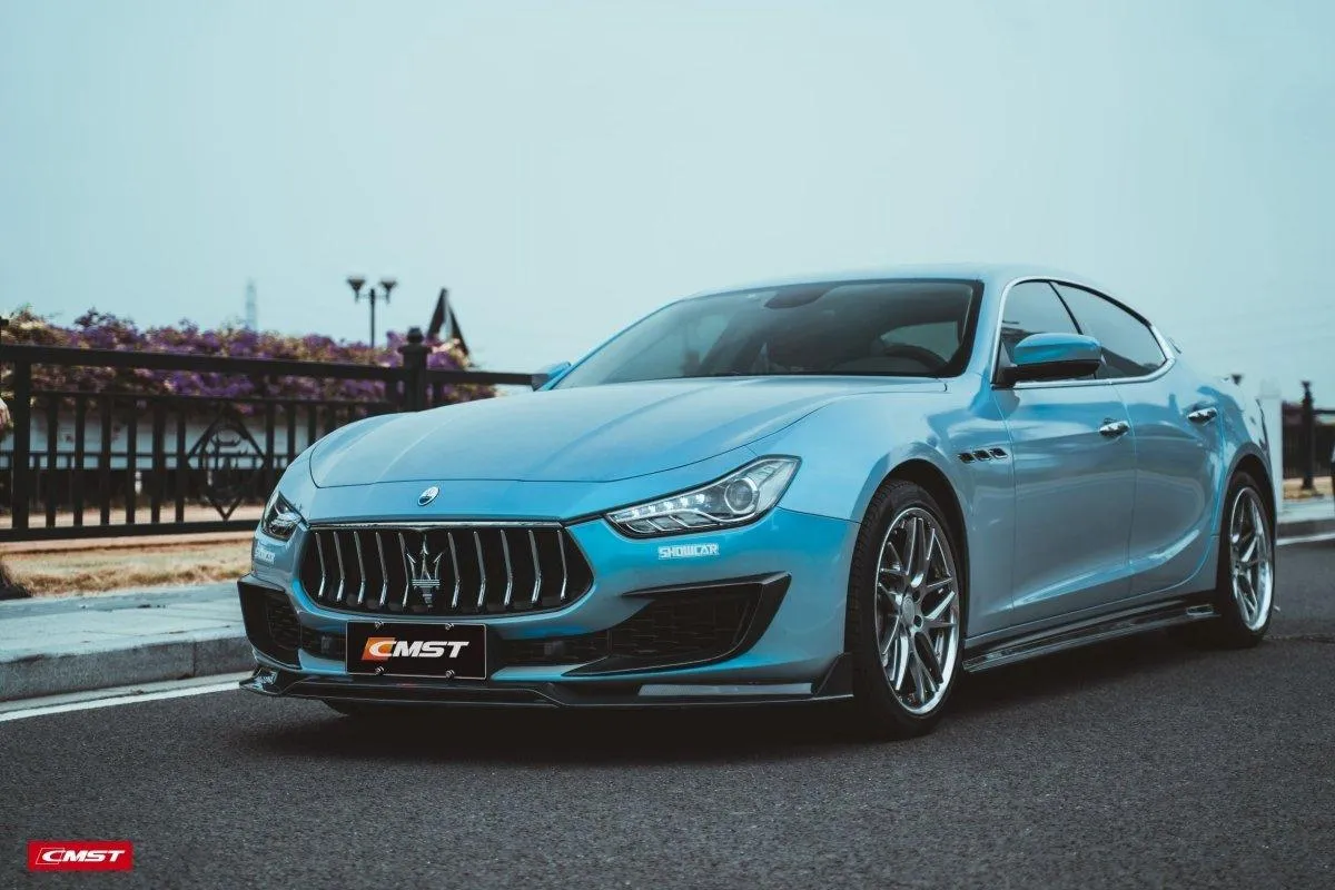 CMST Tuning Side Skirts for Maserati Ghibli 2018-ON Carbon Fiber/FRP