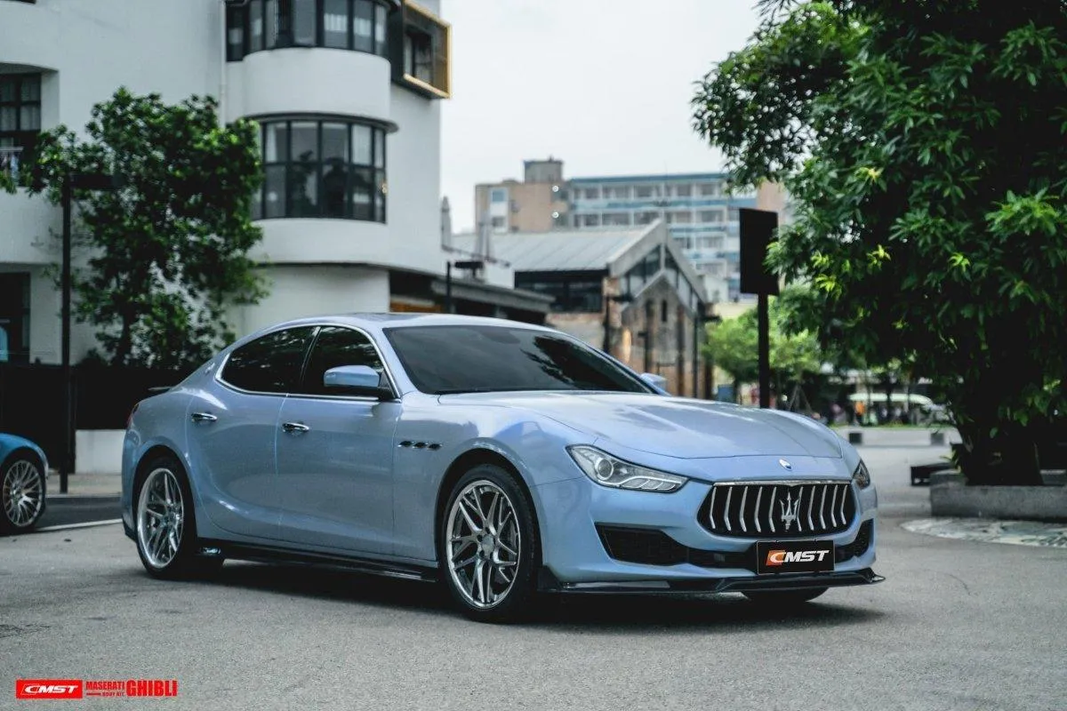 CMST Tuning Side Skirts for Maserati Ghibli 2018-ON Carbon Fiber/FRP