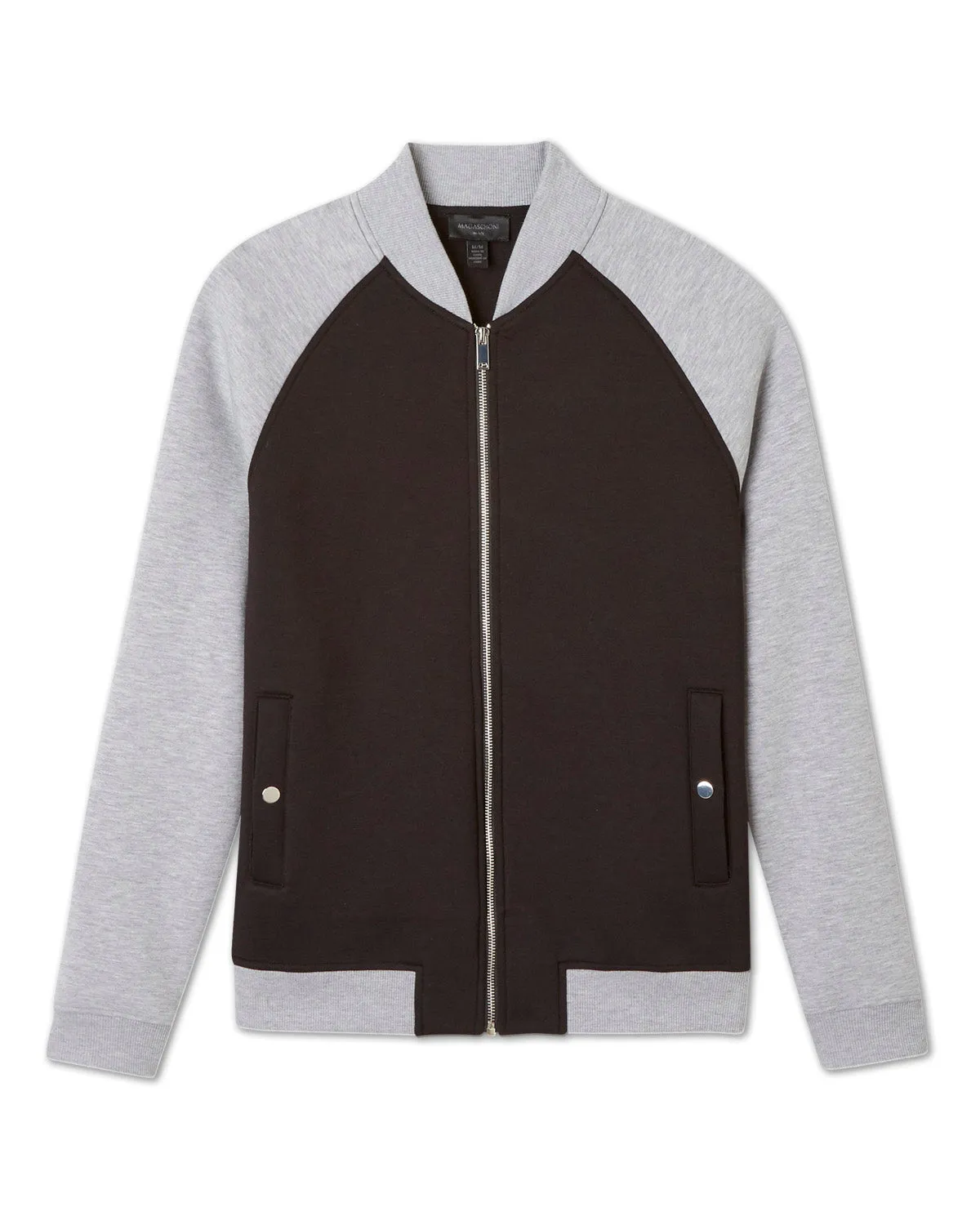 Colorblock Scuba Zip-Up Jacket