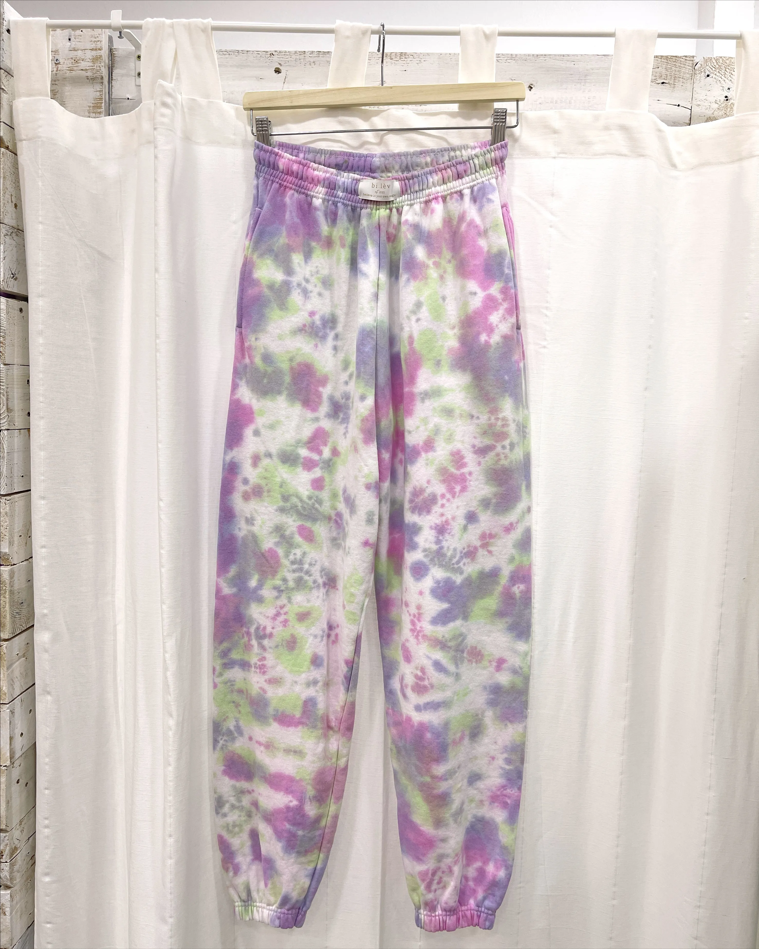 COTTON CANDY tie-dye jogger pants