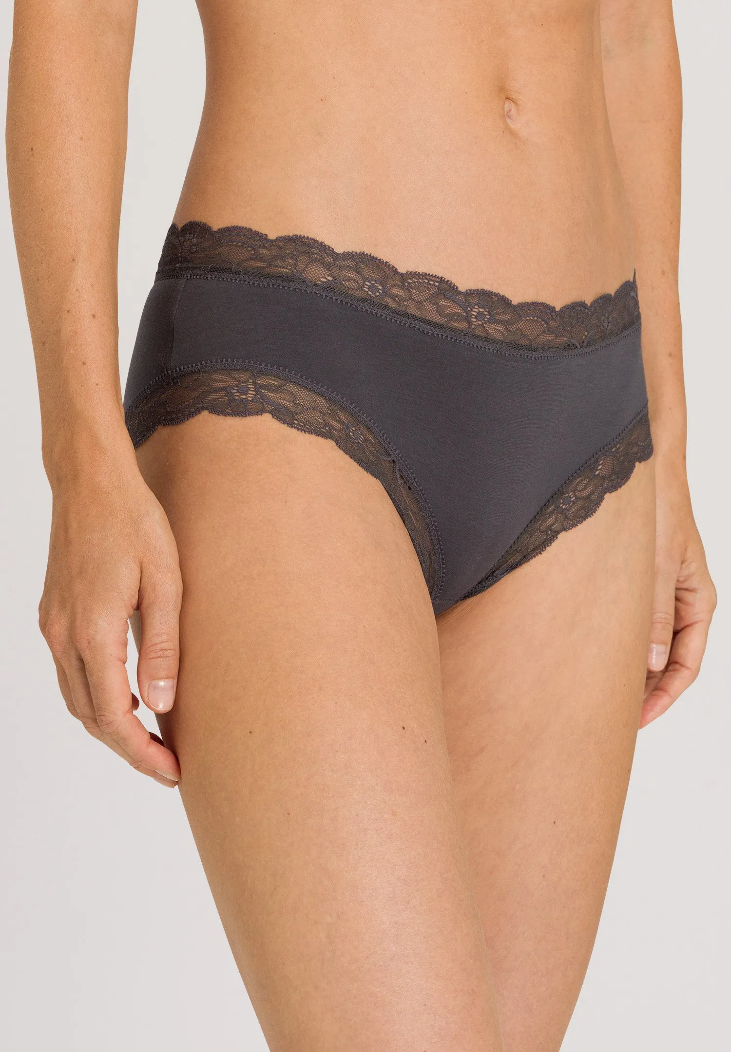 Cotton Lace Lace Trim Cotton Hipster | Anchor 72438-2180