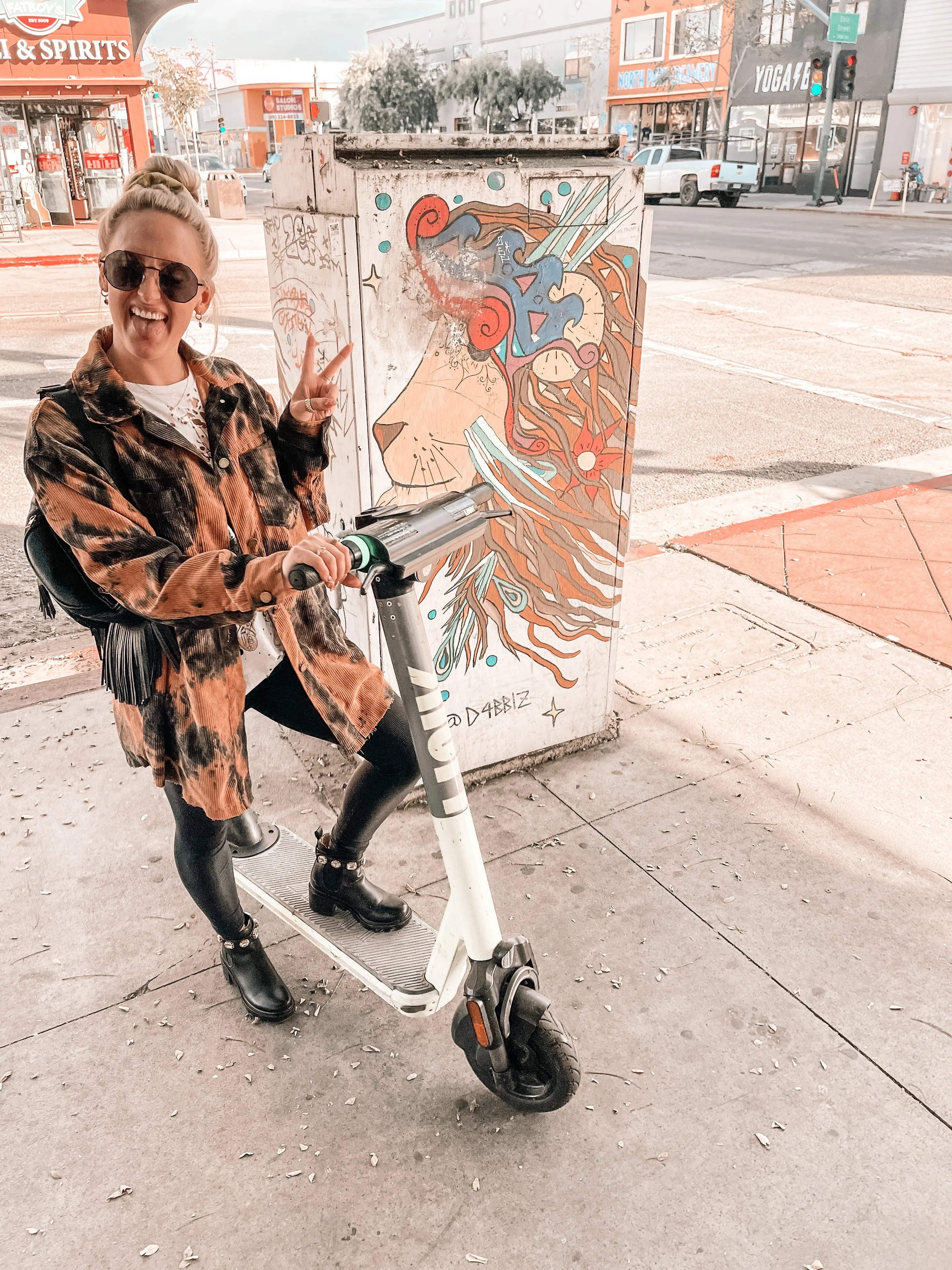 Current Mood Tie Dye Shacket