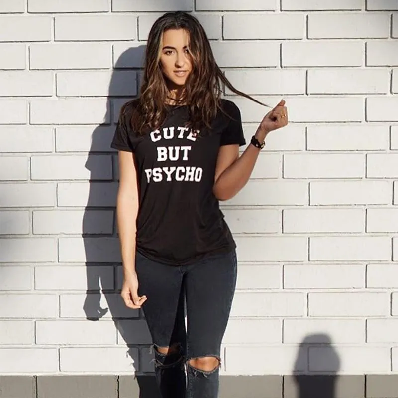 Cute But Psycho Tee (FREE)