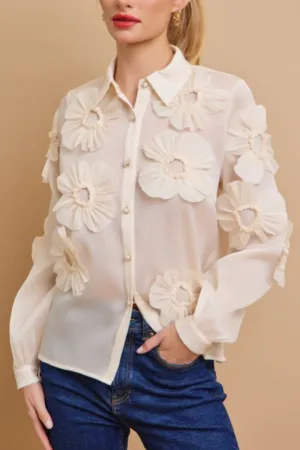 ELEGANT FLOWERS TOP