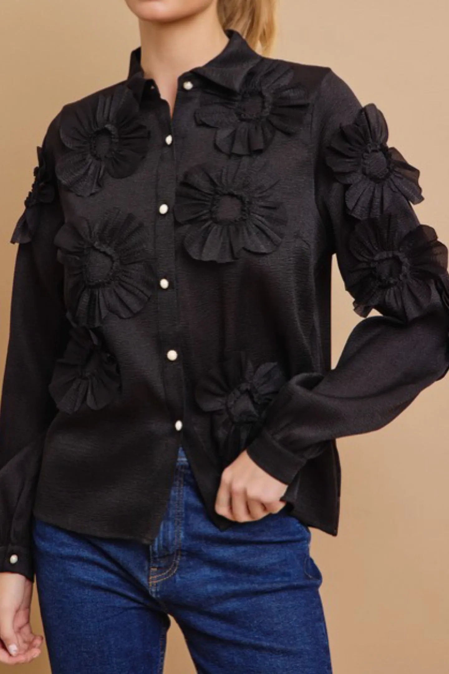 ELEGANT FLOWERS TOP