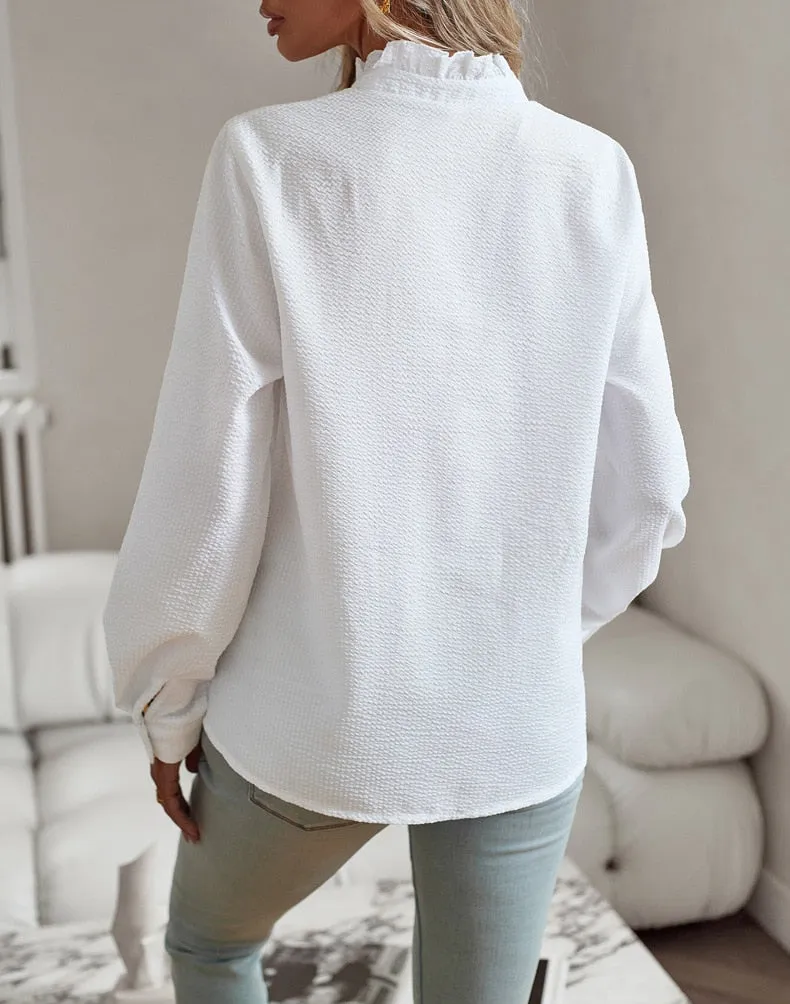 Elegant Polo Blouse
