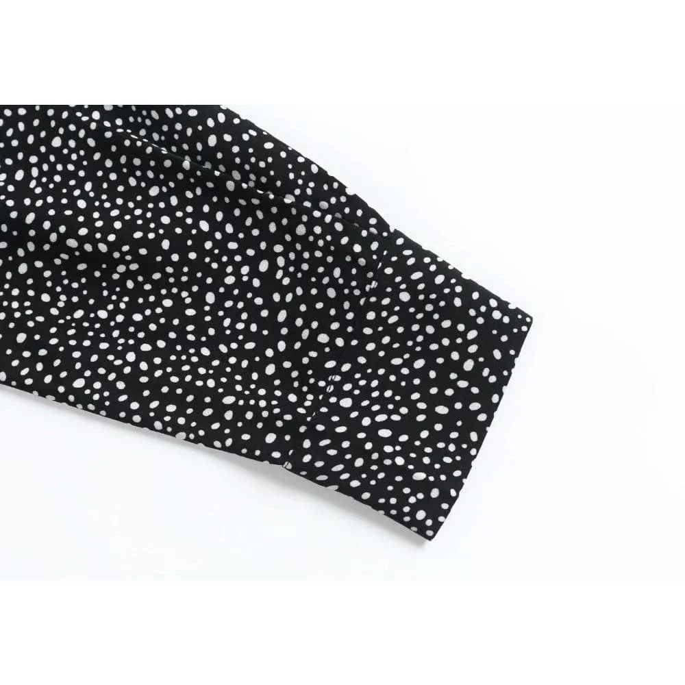 ELEGANT SQUARE COLLAR SLIM TOP