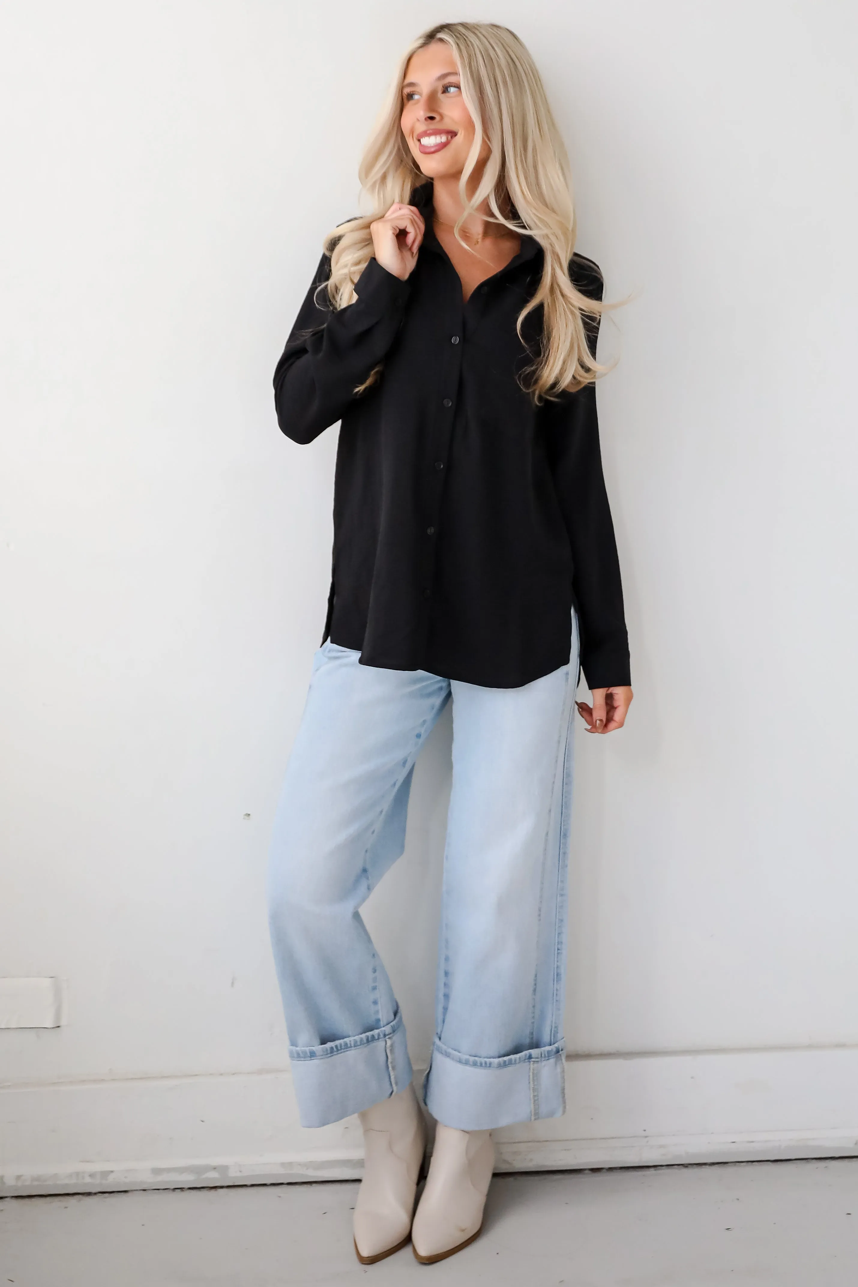 FINAL SALE - Perfected Sophistication Button-Up Blouse - DOORBUSTER