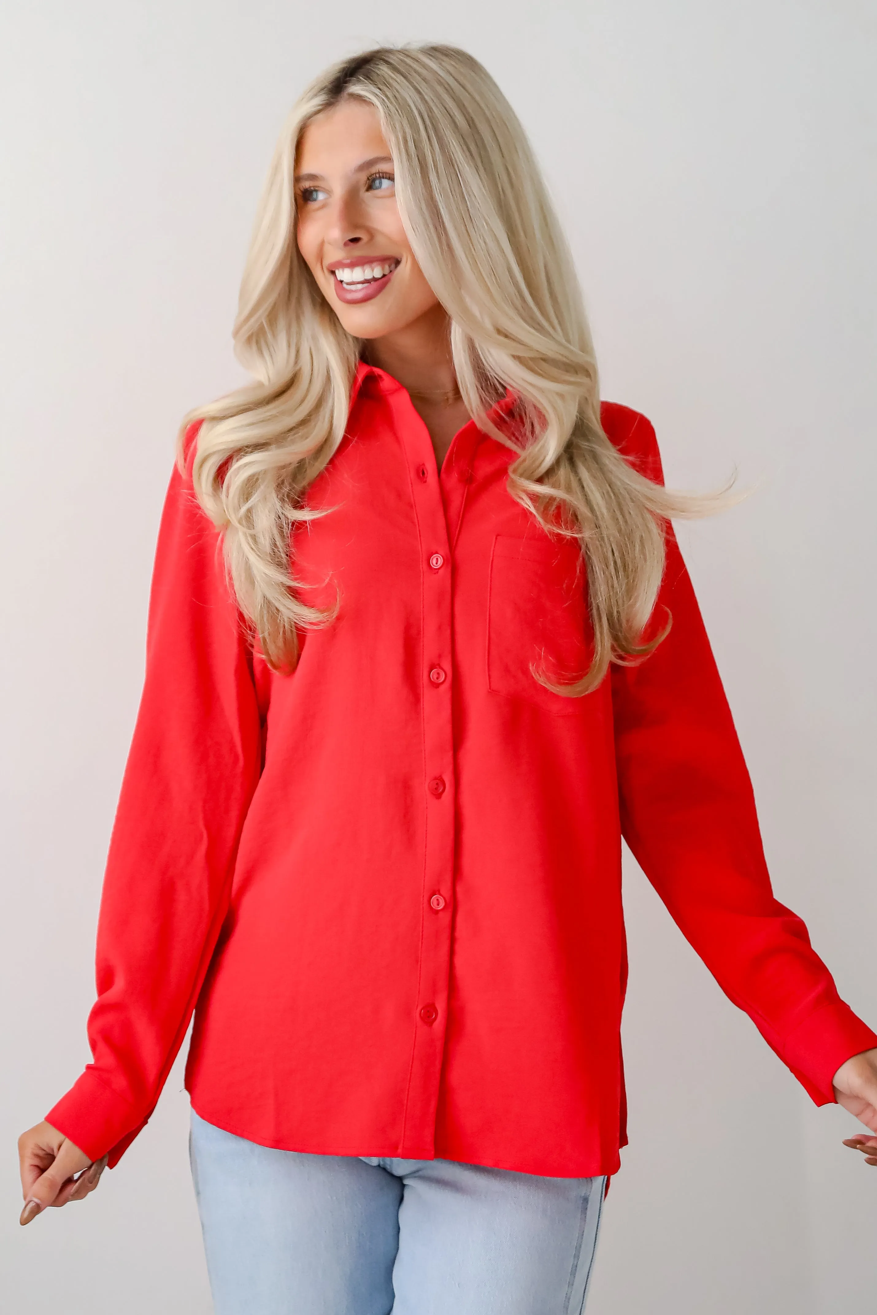 FINAL SALE - Perfected Sophistication Button-Up Blouse - DOORBUSTER