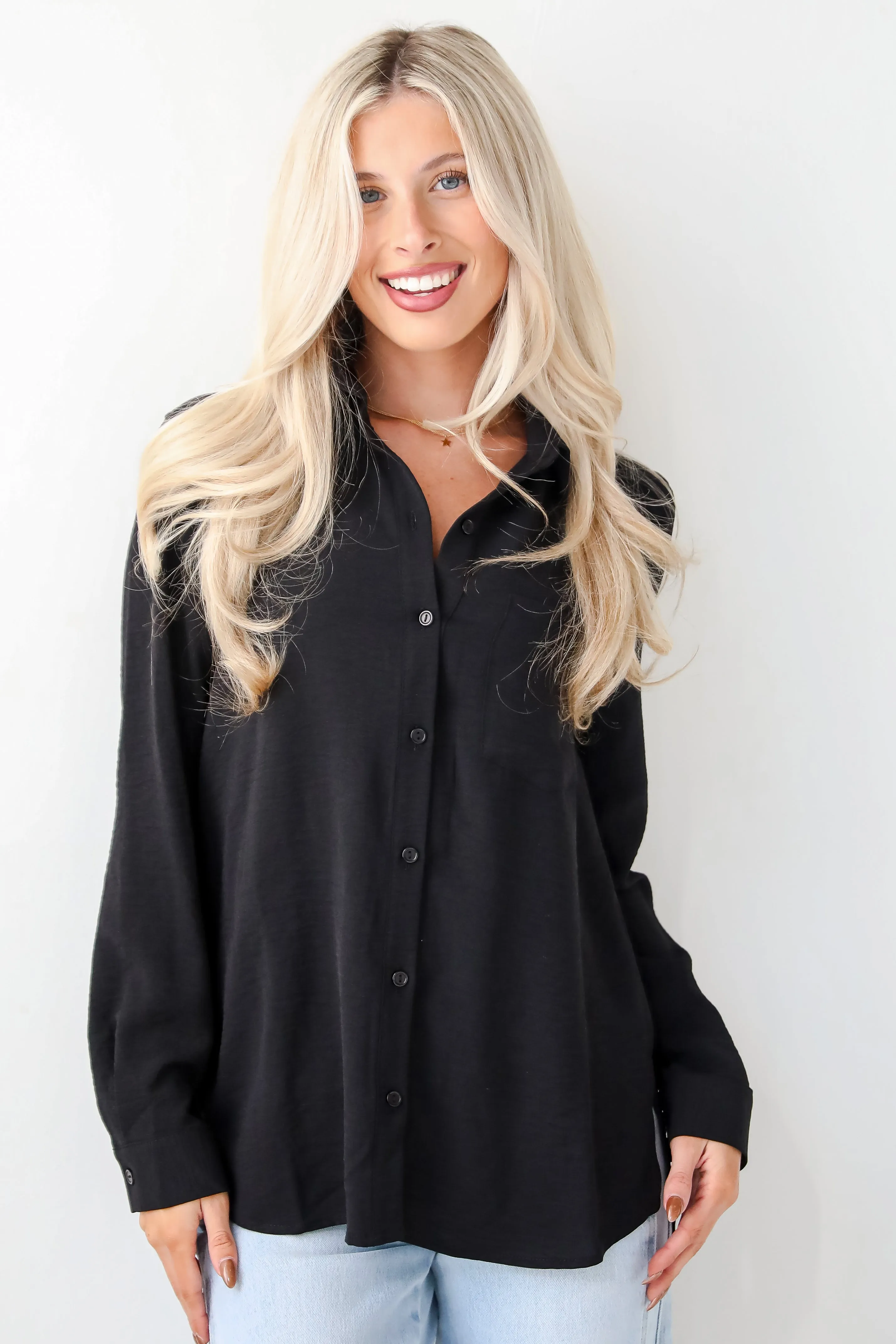 FINAL SALE - Perfected Sophistication Button-Up Blouse - DOORBUSTER