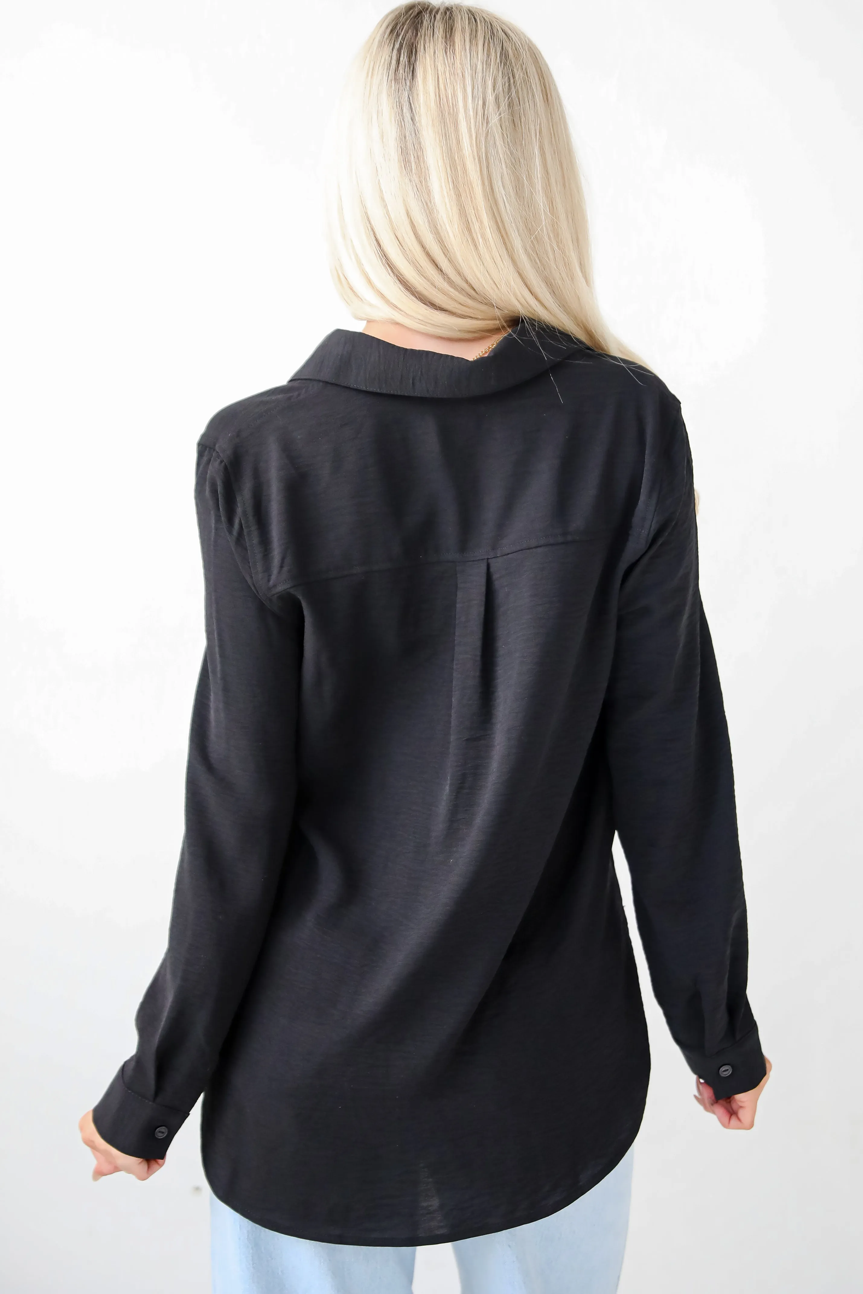 FINAL SALE - Perfected Sophistication Button-Up Blouse - DOORBUSTER