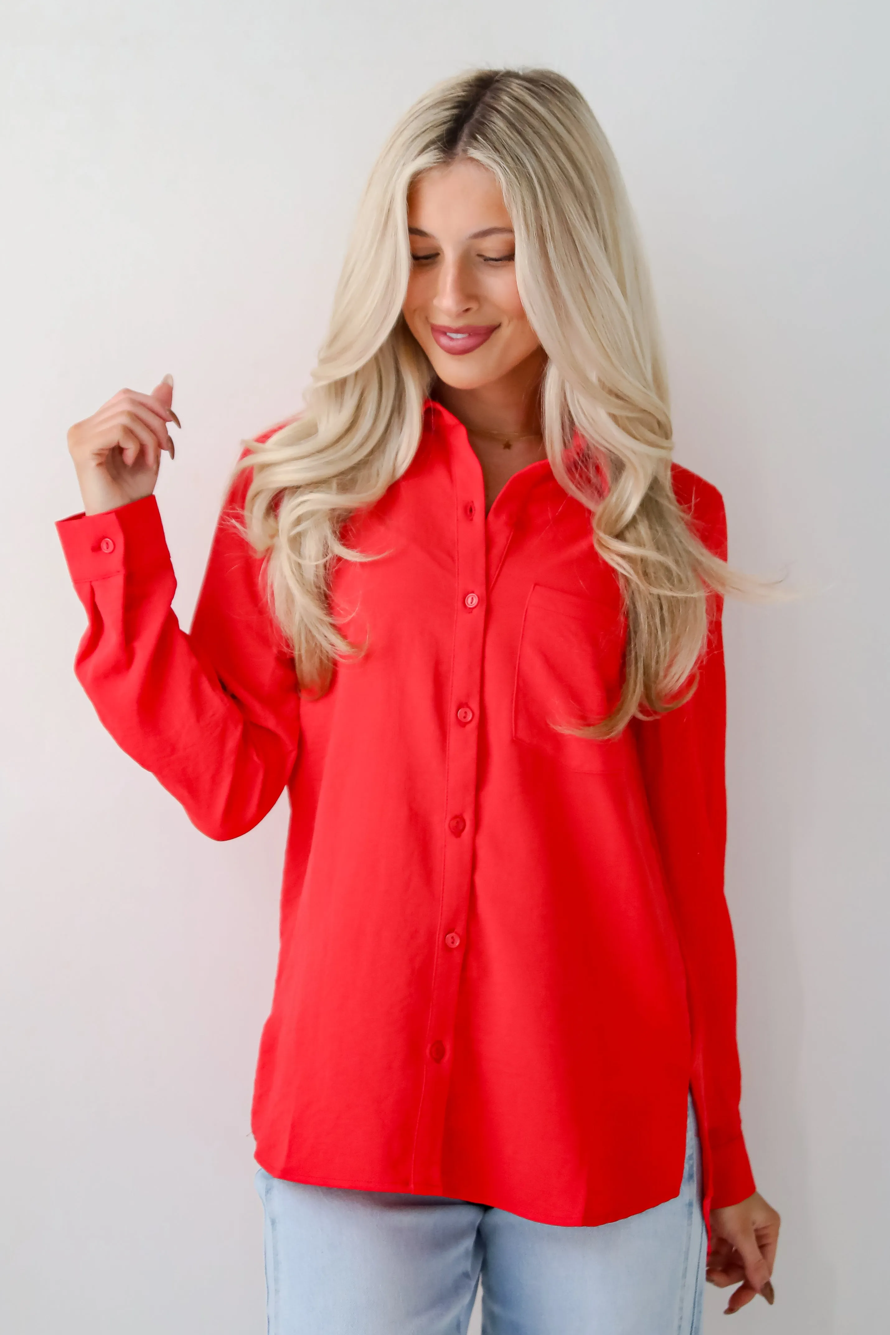 FINAL SALE - Perfected Sophistication Button-Up Blouse - DOORBUSTER