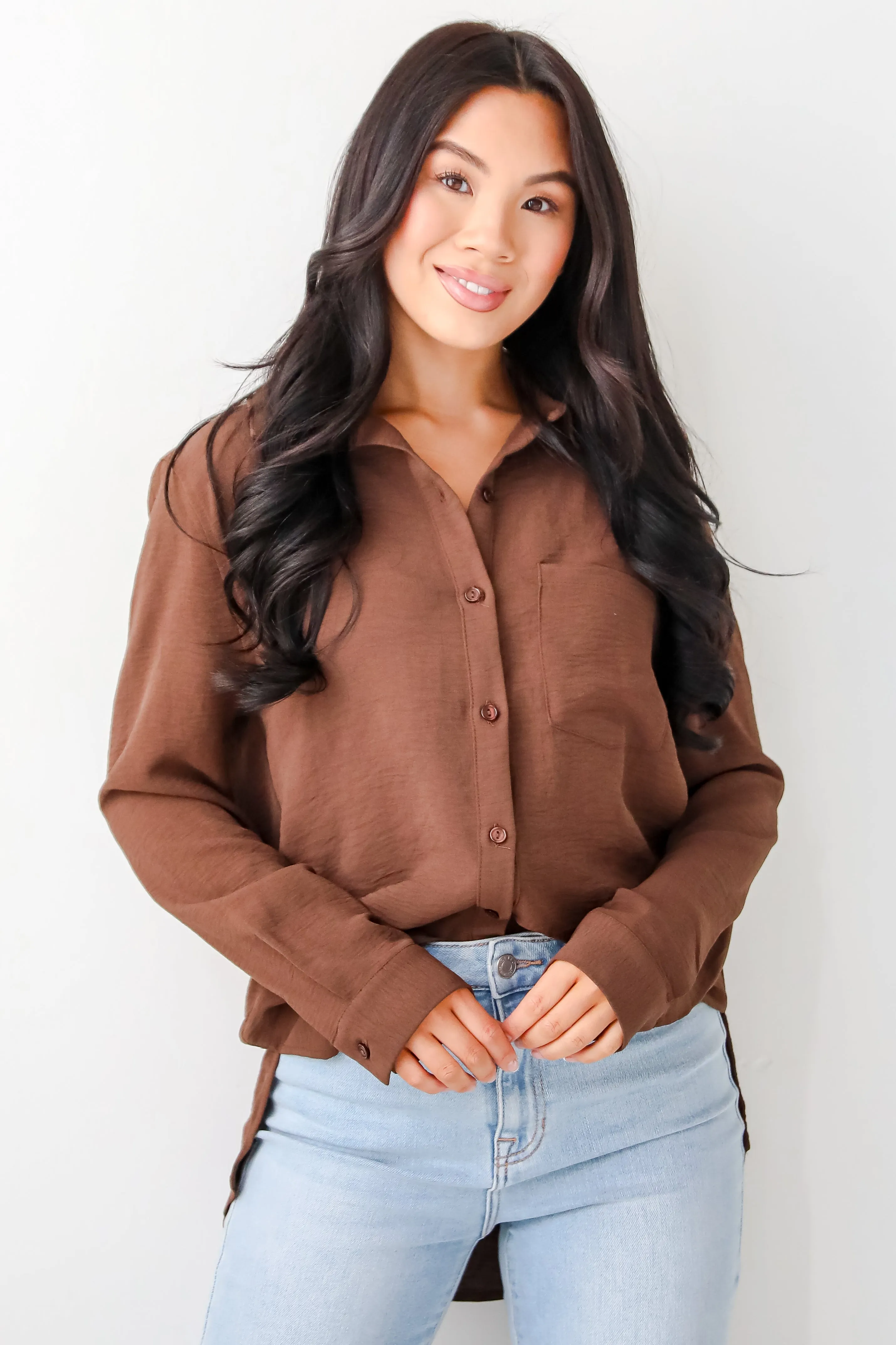 FINAL SALE - Perfected Sophistication Button-Up Blouse - DOORBUSTER