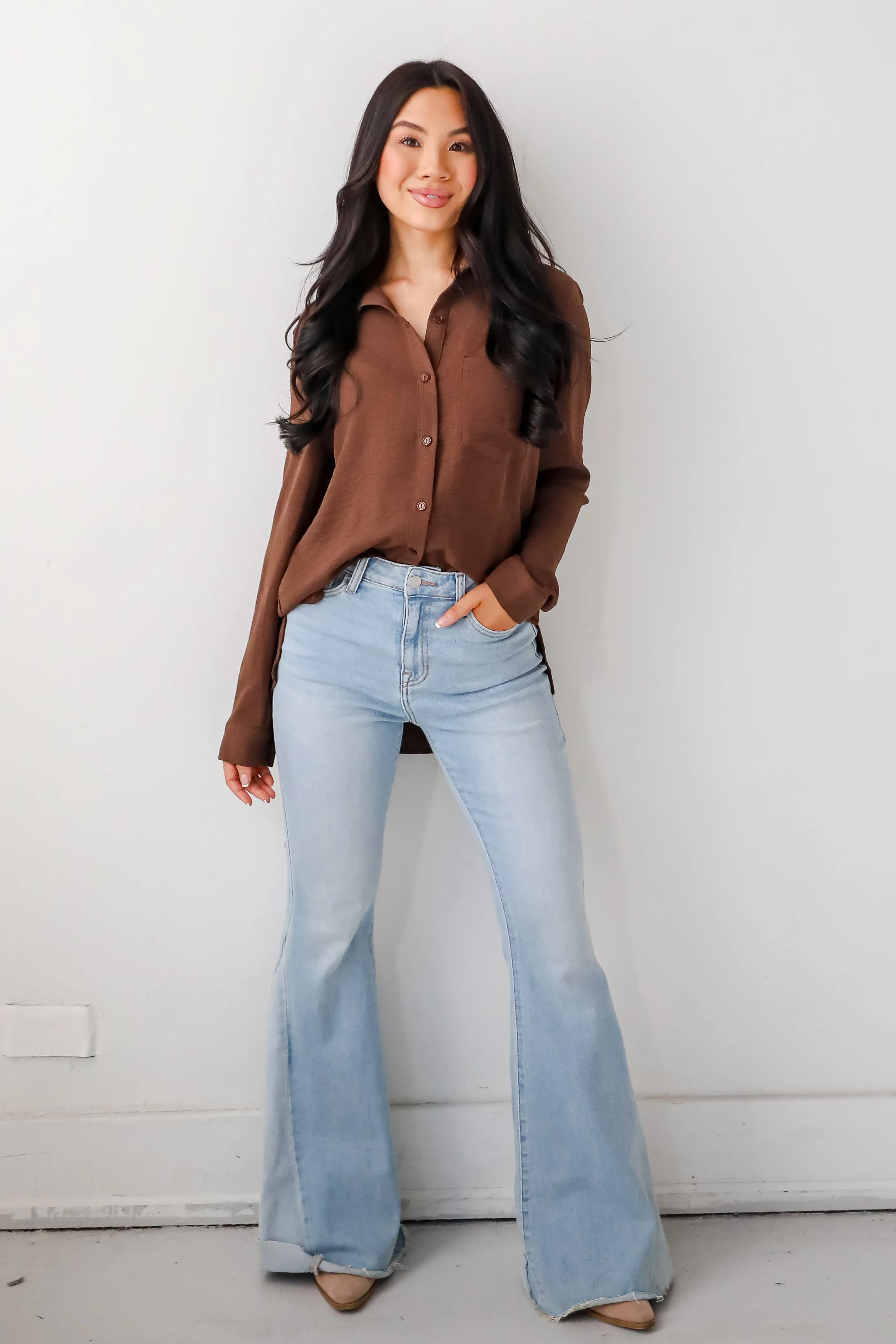 FINAL SALE - Perfected Sophistication Button-Up Blouse - DOORBUSTER