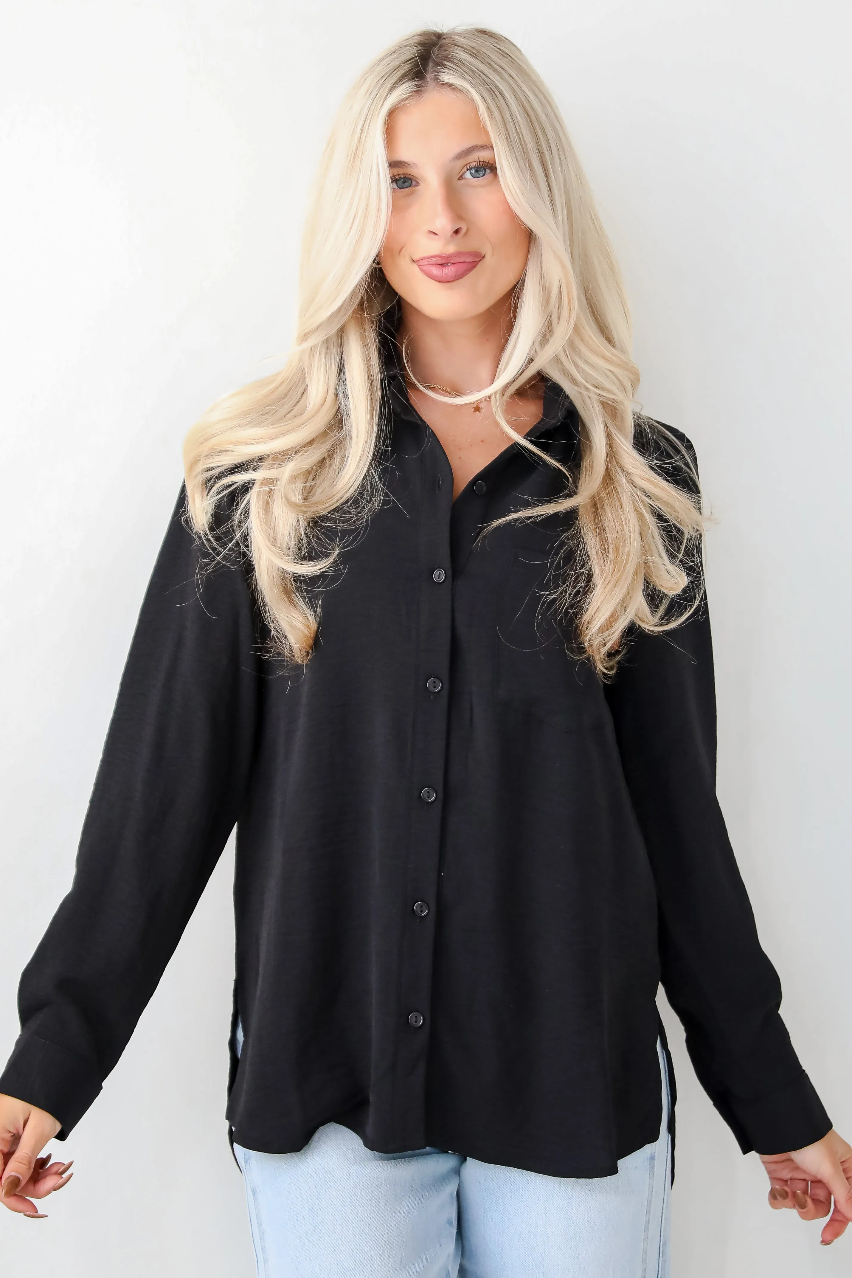 FINAL SALE - Perfected Sophistication Button-Up Blouse - DOORBUSTER