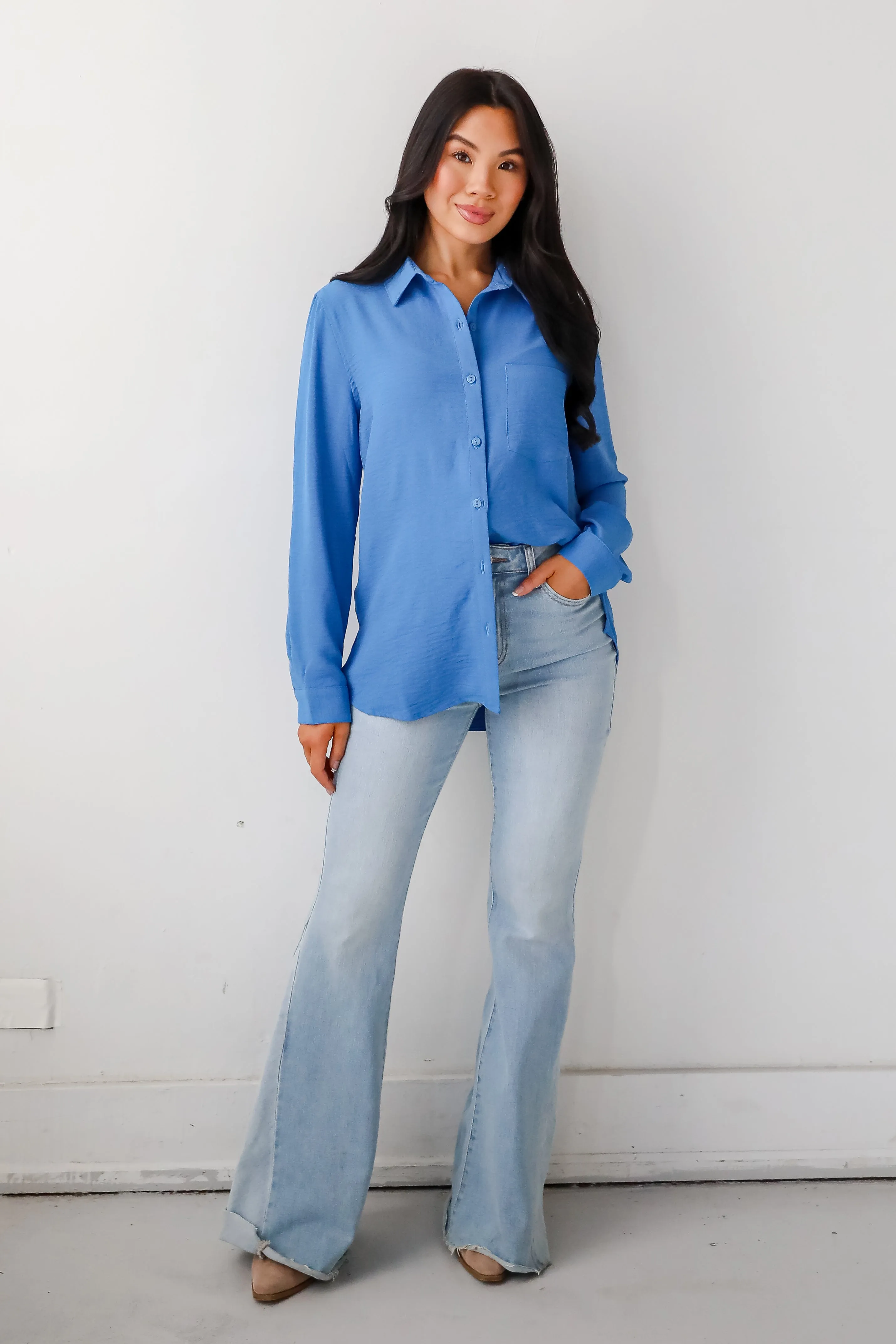 FINAL SALE - Perfected Sophistication Button-Up Blouse - DOORBUSTER