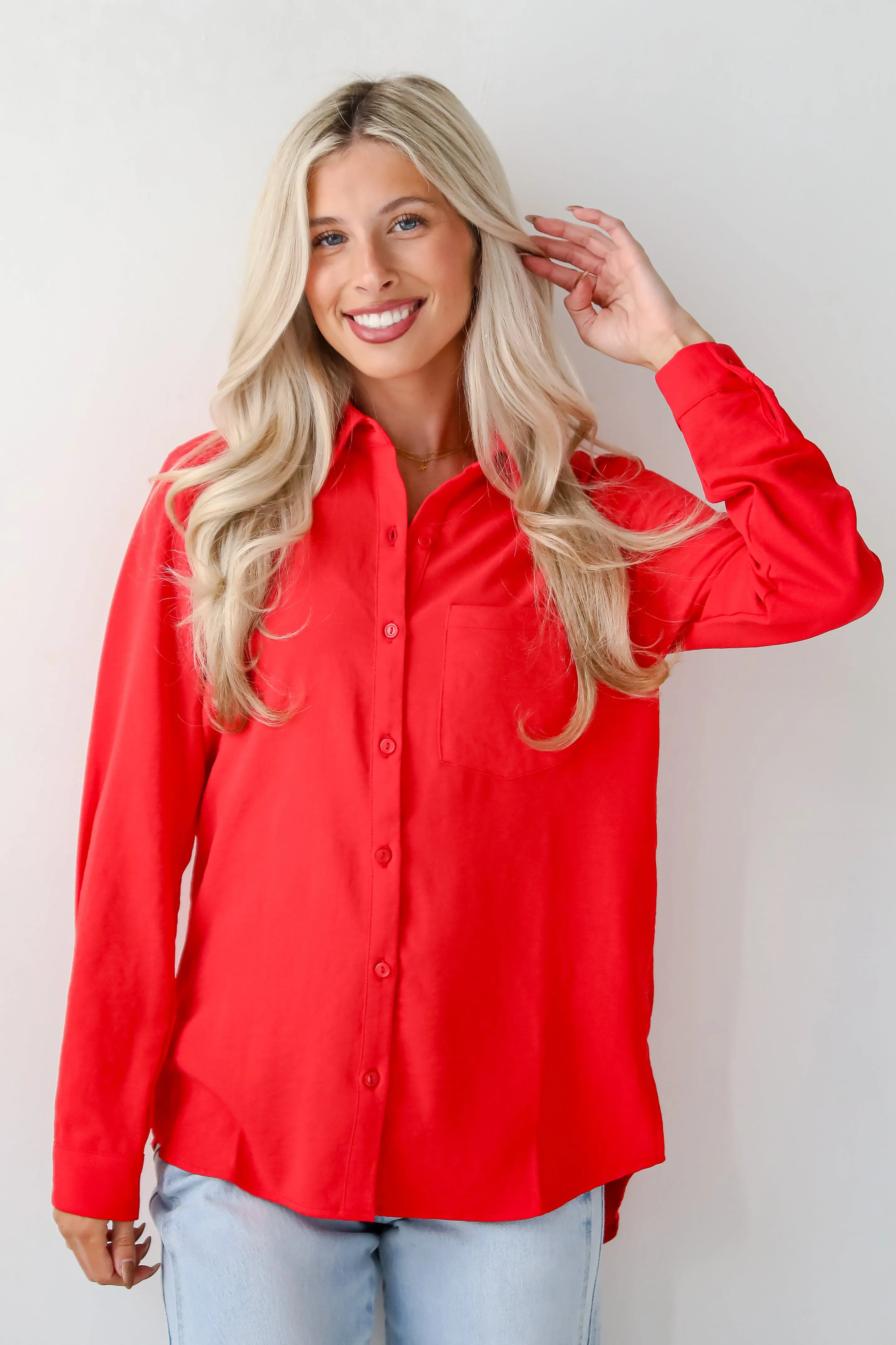 FINAL SALE - Perfected Sophistication Button-Up Blouse - DOORBUSTER