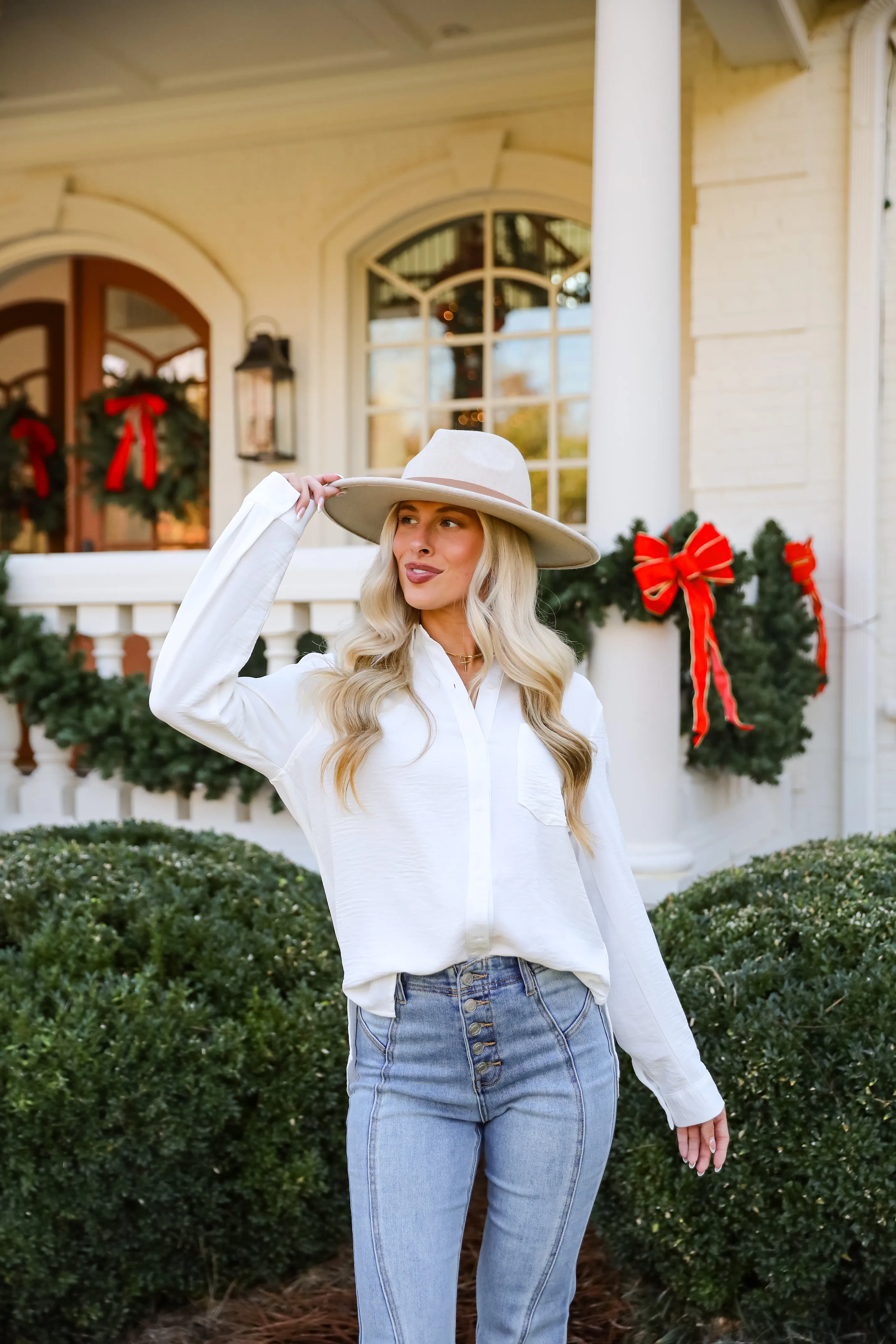 FINAL SALE - Perfected Sophistication Button-Up Blouse - DOORBUSTER