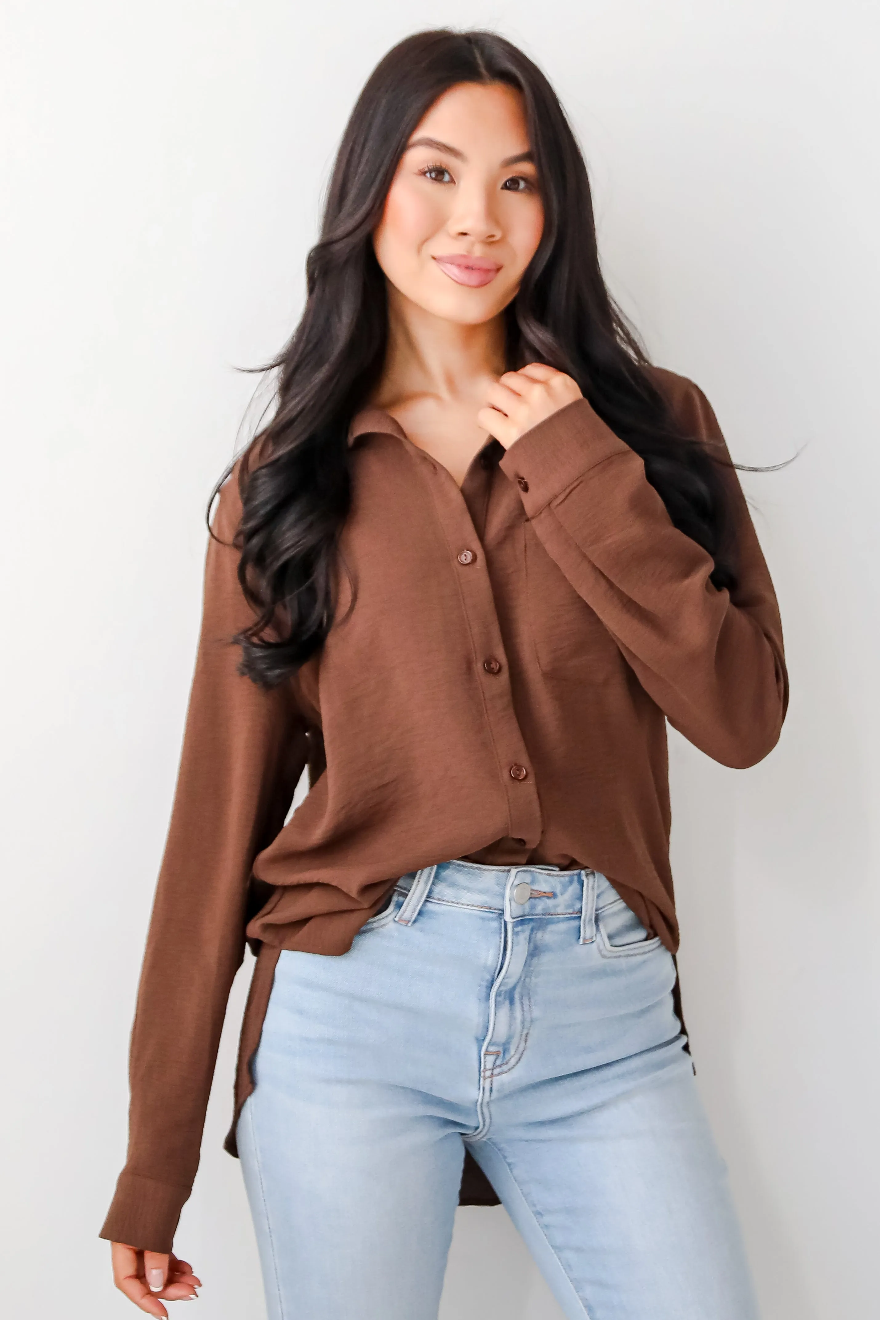 FINAL SALE - Perfected Sophistication Button-Up Blouse - DOORBUSTER