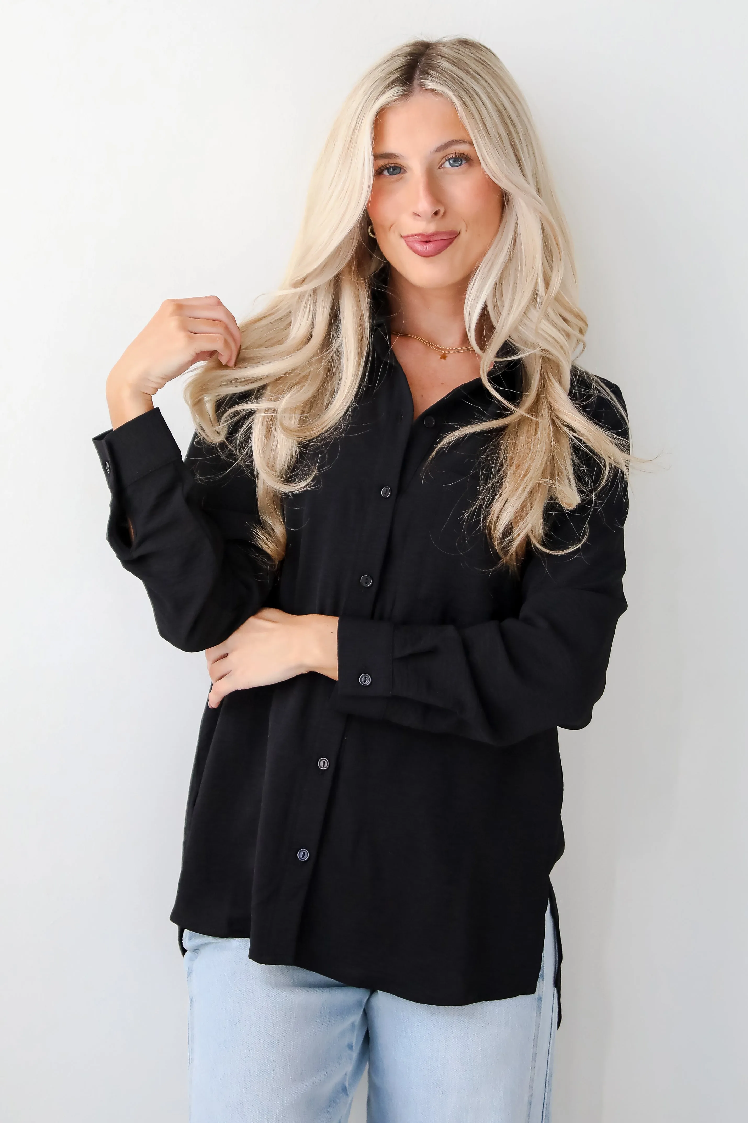 FINAL SALE - Perfected Sophistication Button-Up Blouse - DOORBUSTER