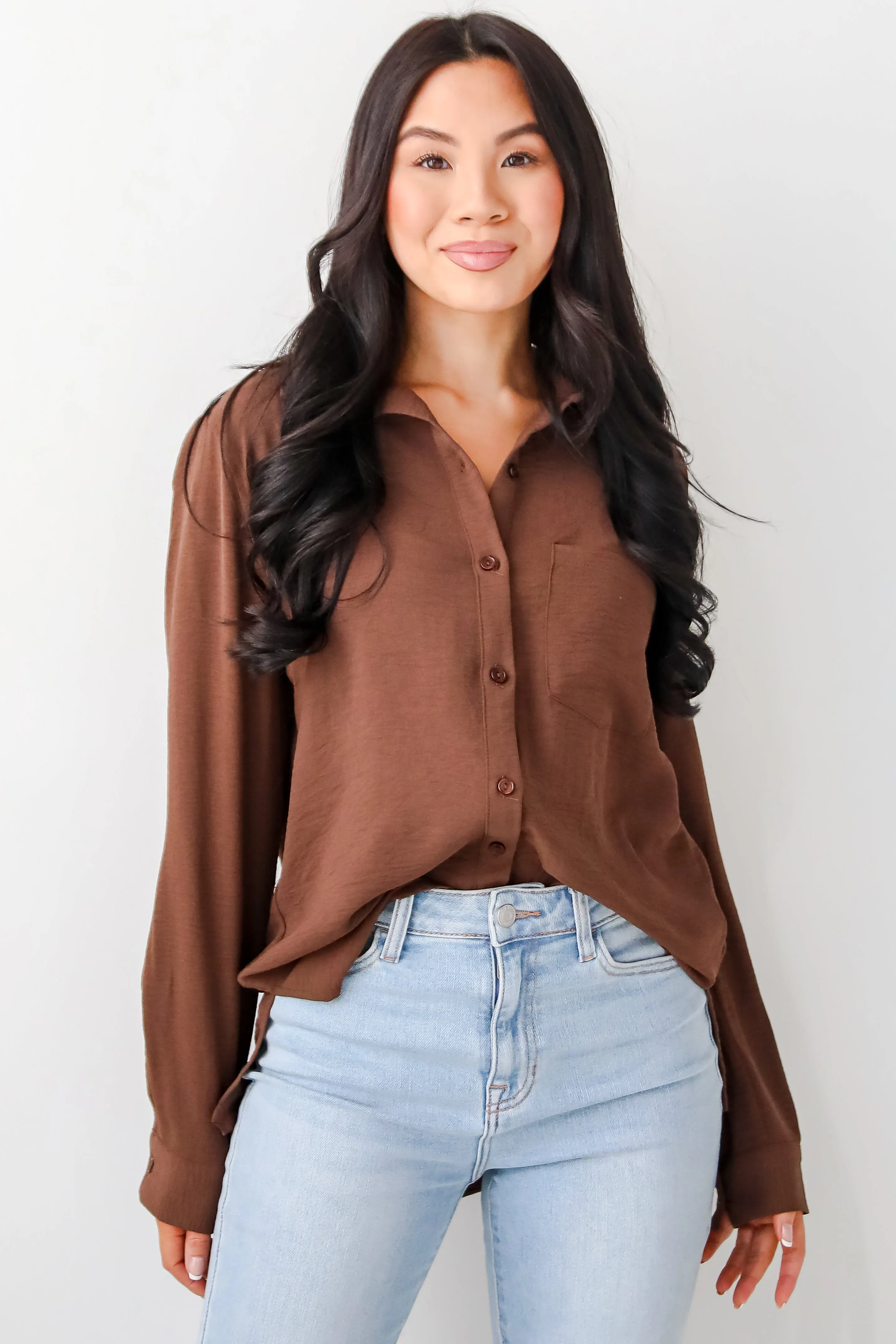 FINAL SALE - Perfected Sophistication Button-Up Blouse - DOORBUSTER
