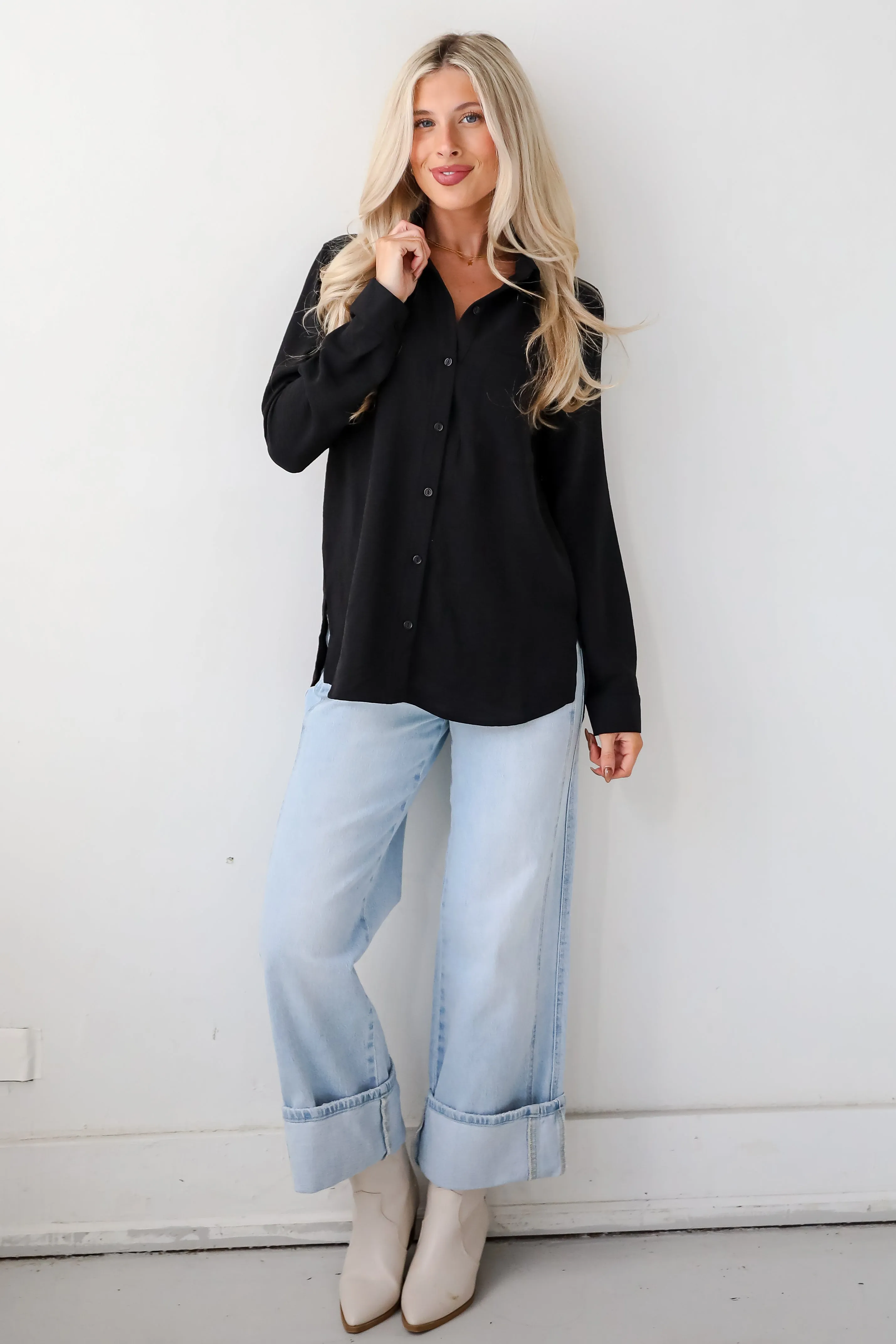 FINAL SALE - Perfected Sophistication Button-Up Blouse - DOORBUSTER