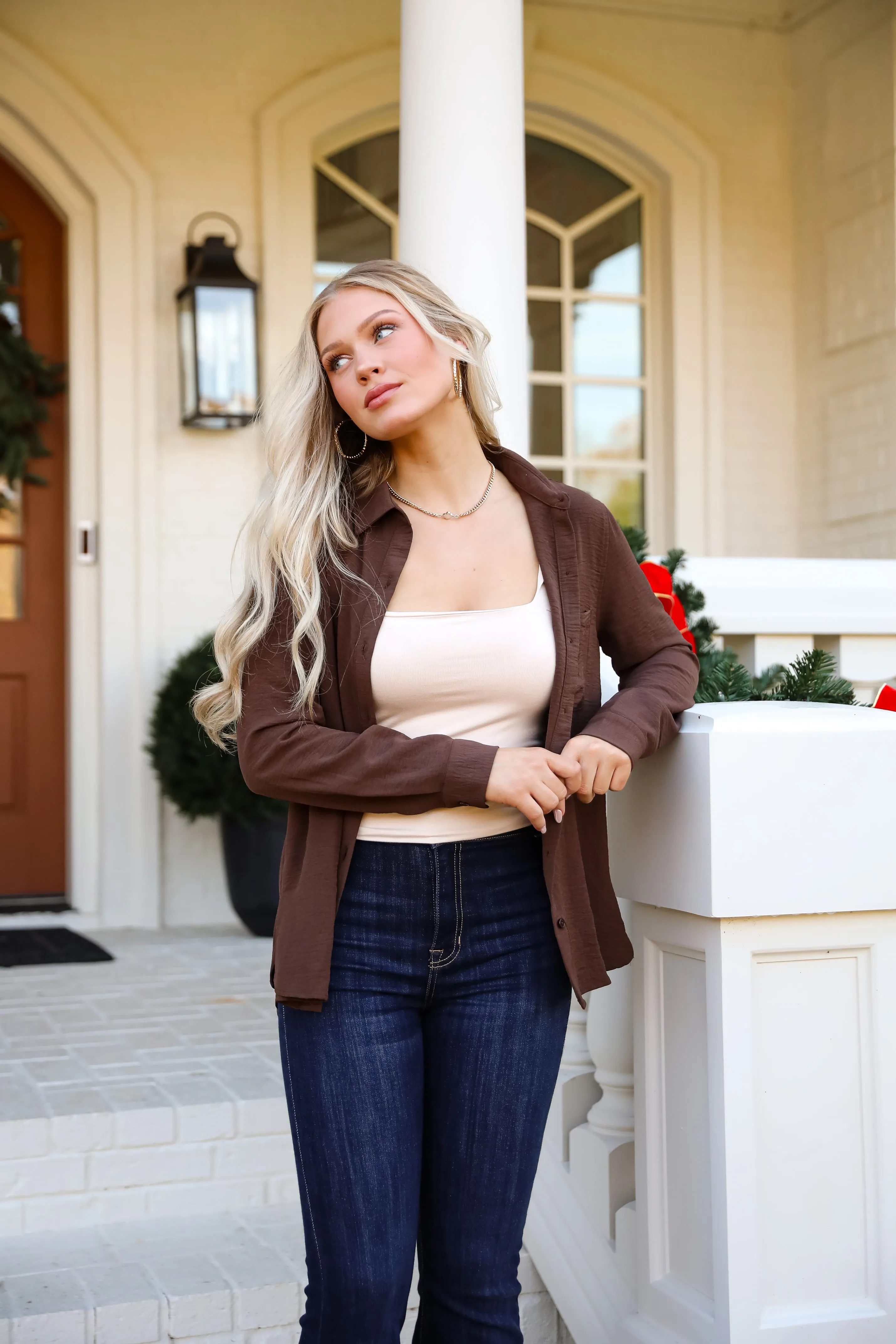 FINAL SALE - Perfected Sophistication Button-Up Blouse - DOORBUSTER
