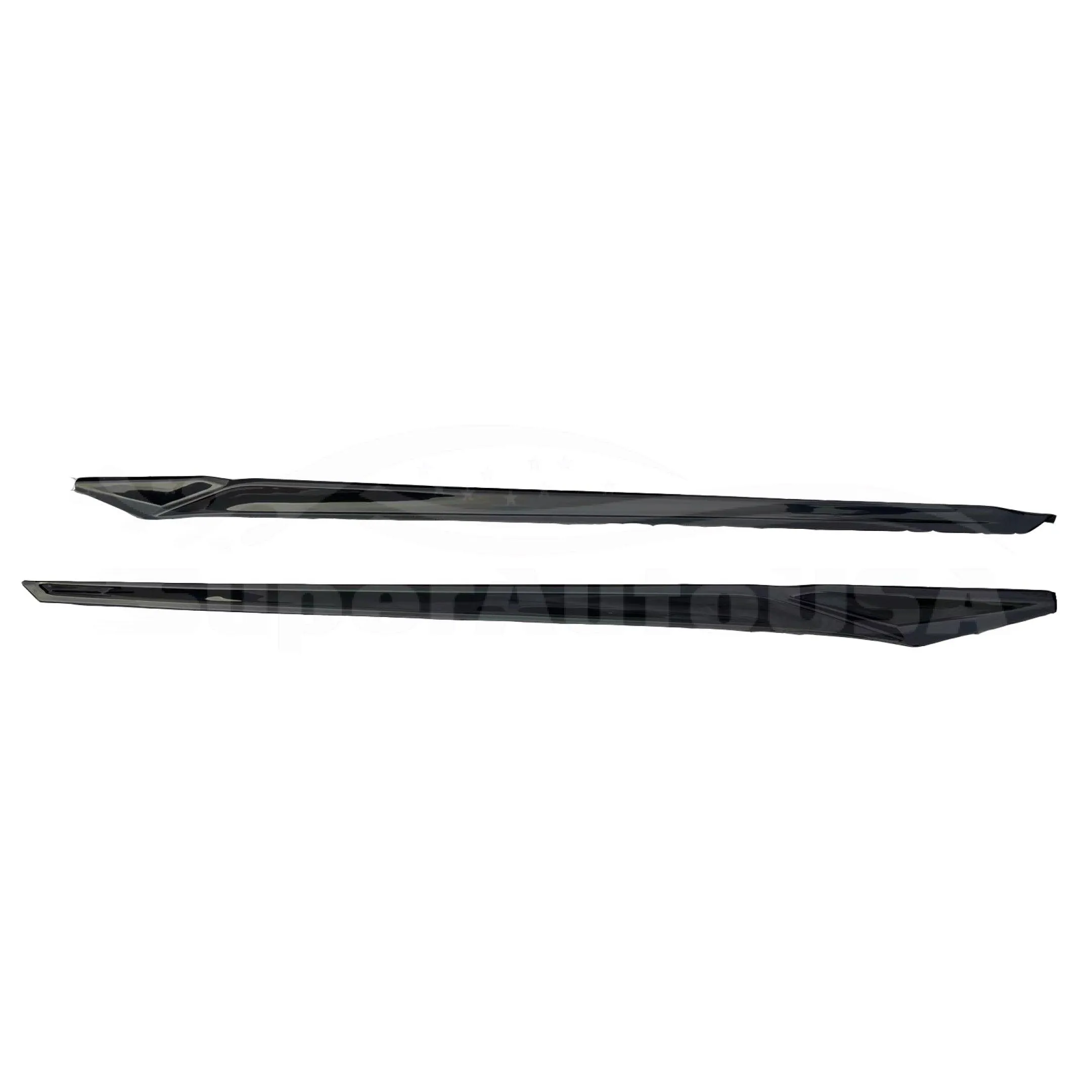 Fit 2022-2023 Honda Civic Side Body Skirt Kit Extensions (Gloss Black)
