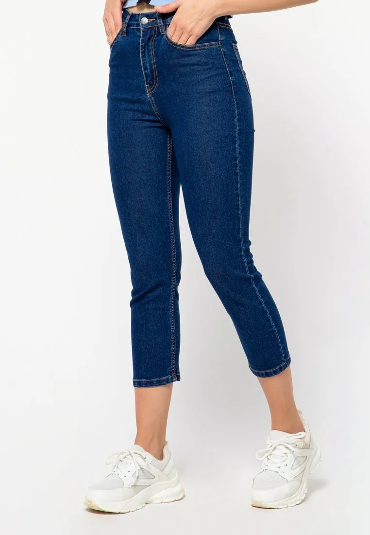 Fitted Mom Jeans
