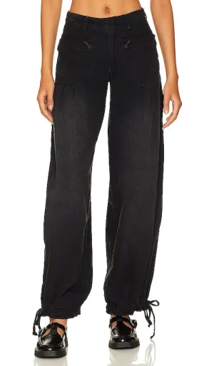 Free People Lotus Jean in Black
